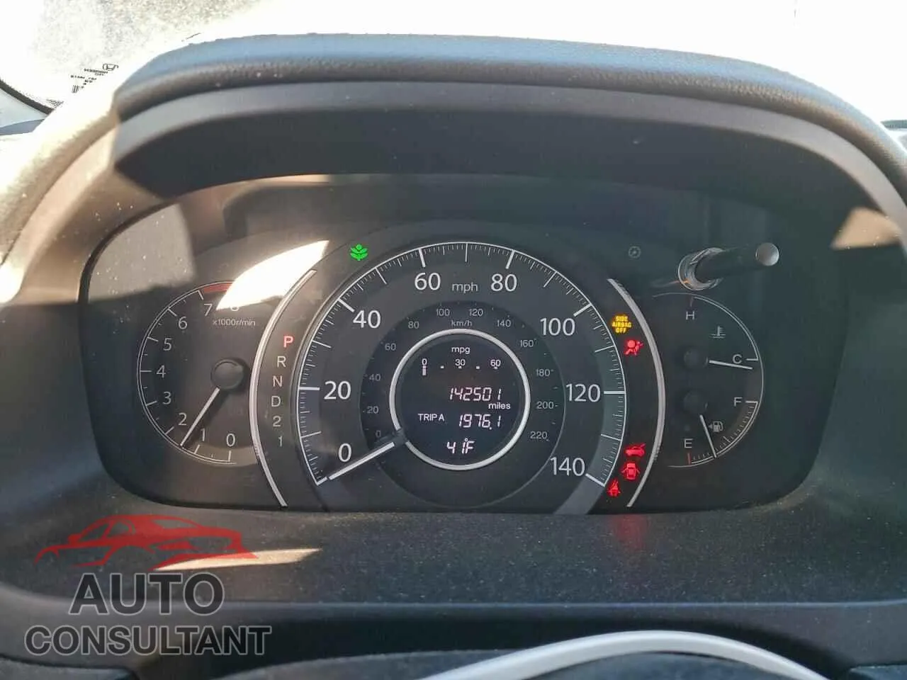 2013 HONDA CRV Damaged VIN 2HKRM4H37DH633217 – trunk area