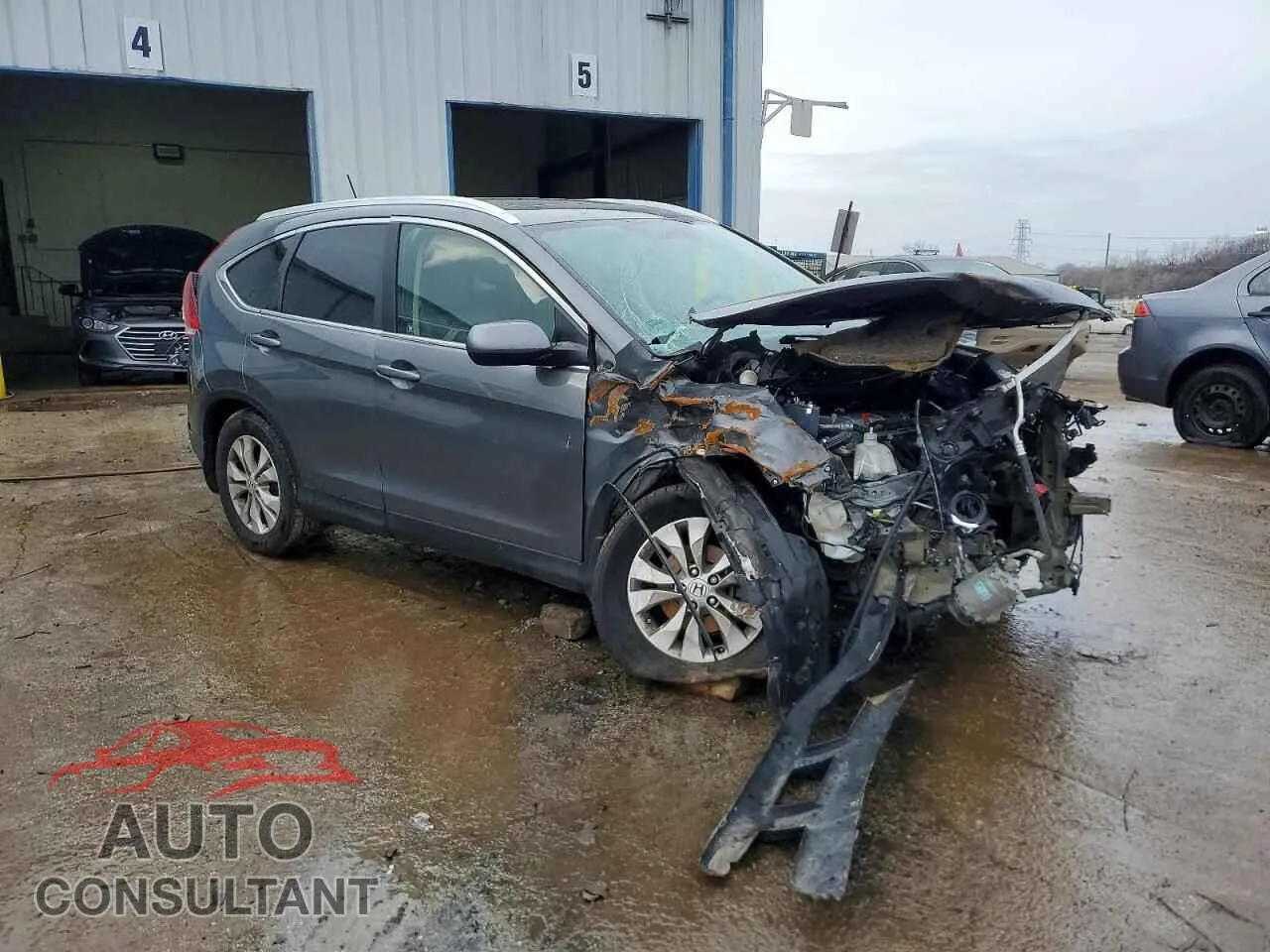2012 HONDA CRV Damaged VIN 2HKRM4H7XCH630538 – dashboard