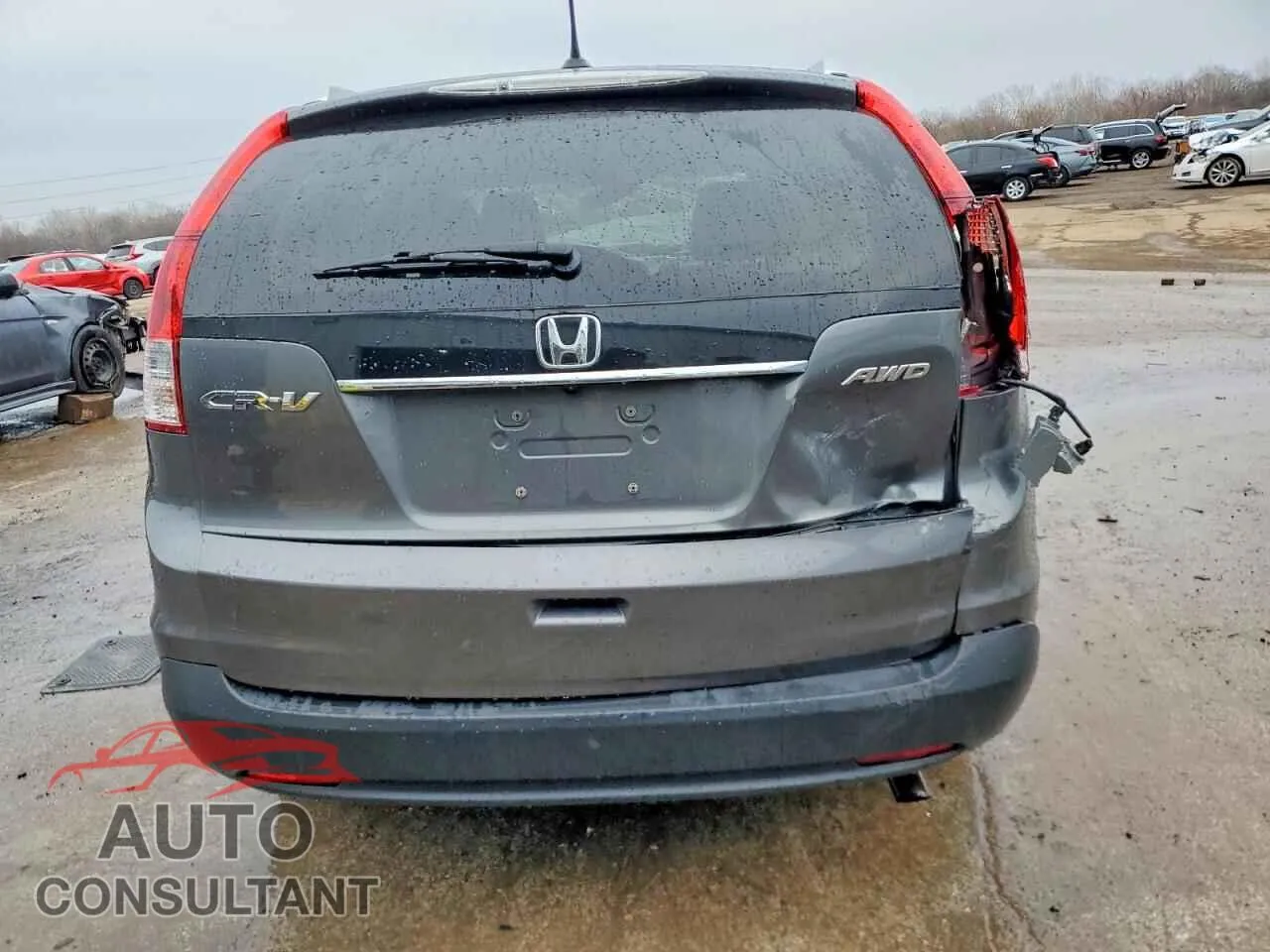 2012 HONDA CRV Damaged VIN 2HKRM4H7XCH630538 – engine bay