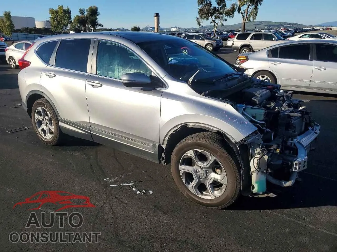 2017 HONDA CRV Damaged VIN 2HKRW2H84HH647205 – dashboard