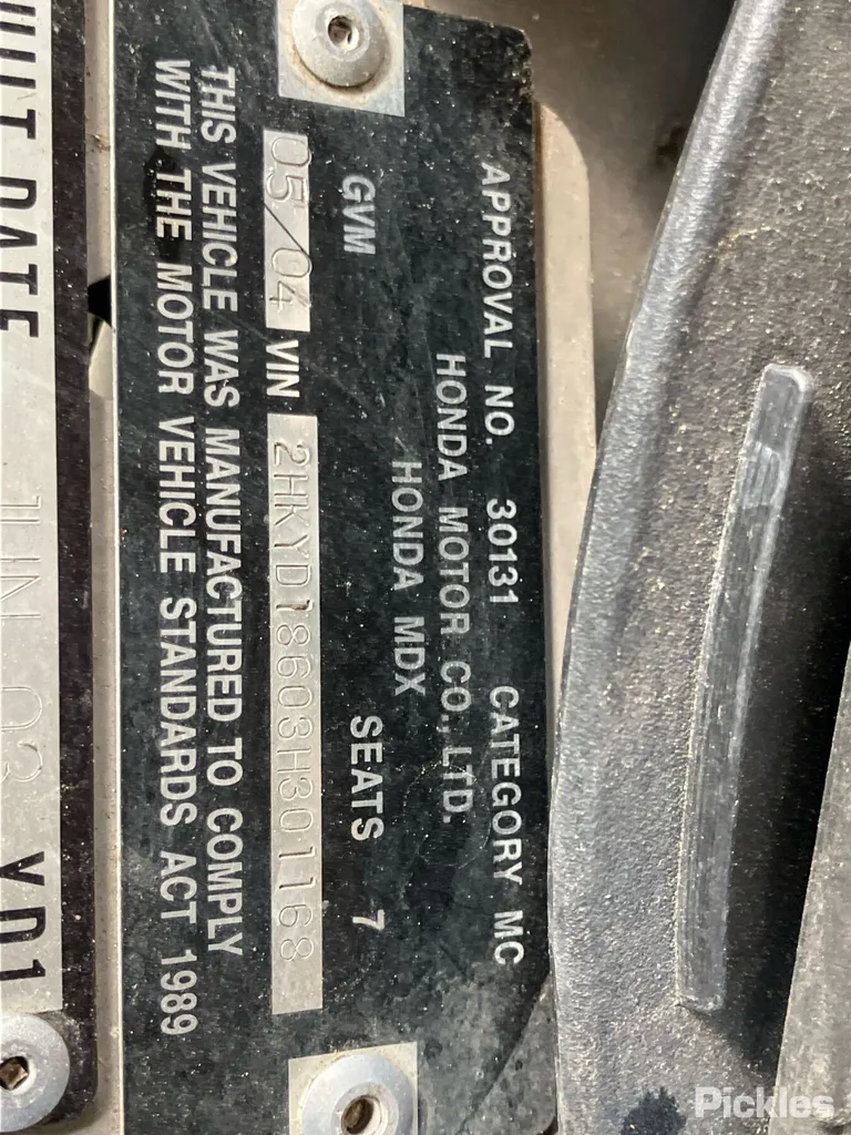2004 Honda MDX Used VIN 2HKYD18603H301168 – side profile