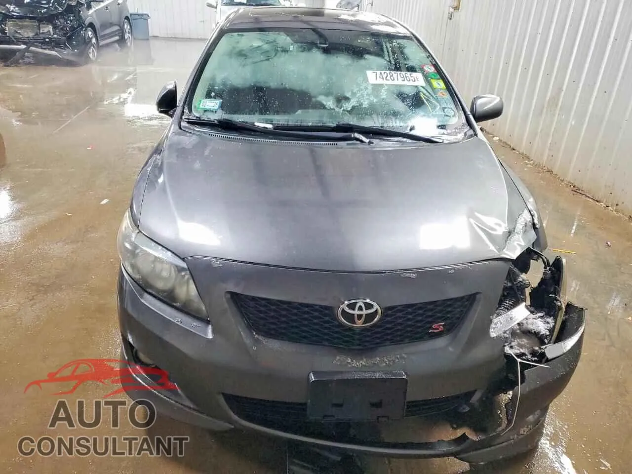 2010 TOYOTA COROLLA Damaged VIN 2T1BU4EE8AC456697 – interior seats