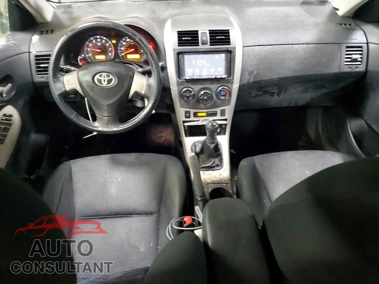 2010 TOYOTA COROLLA Damaged VIN 2T1BU4EE8AC456697 – undercarriage