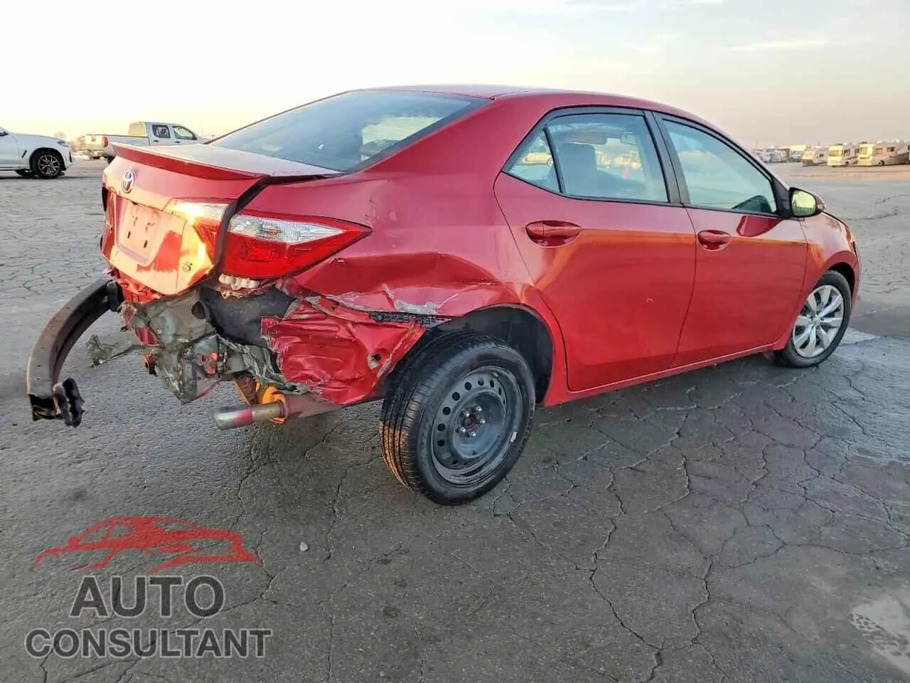 2014 TOYOTA COROLLA Damaged VIN 2T1BURHE0EC098865 – side profile