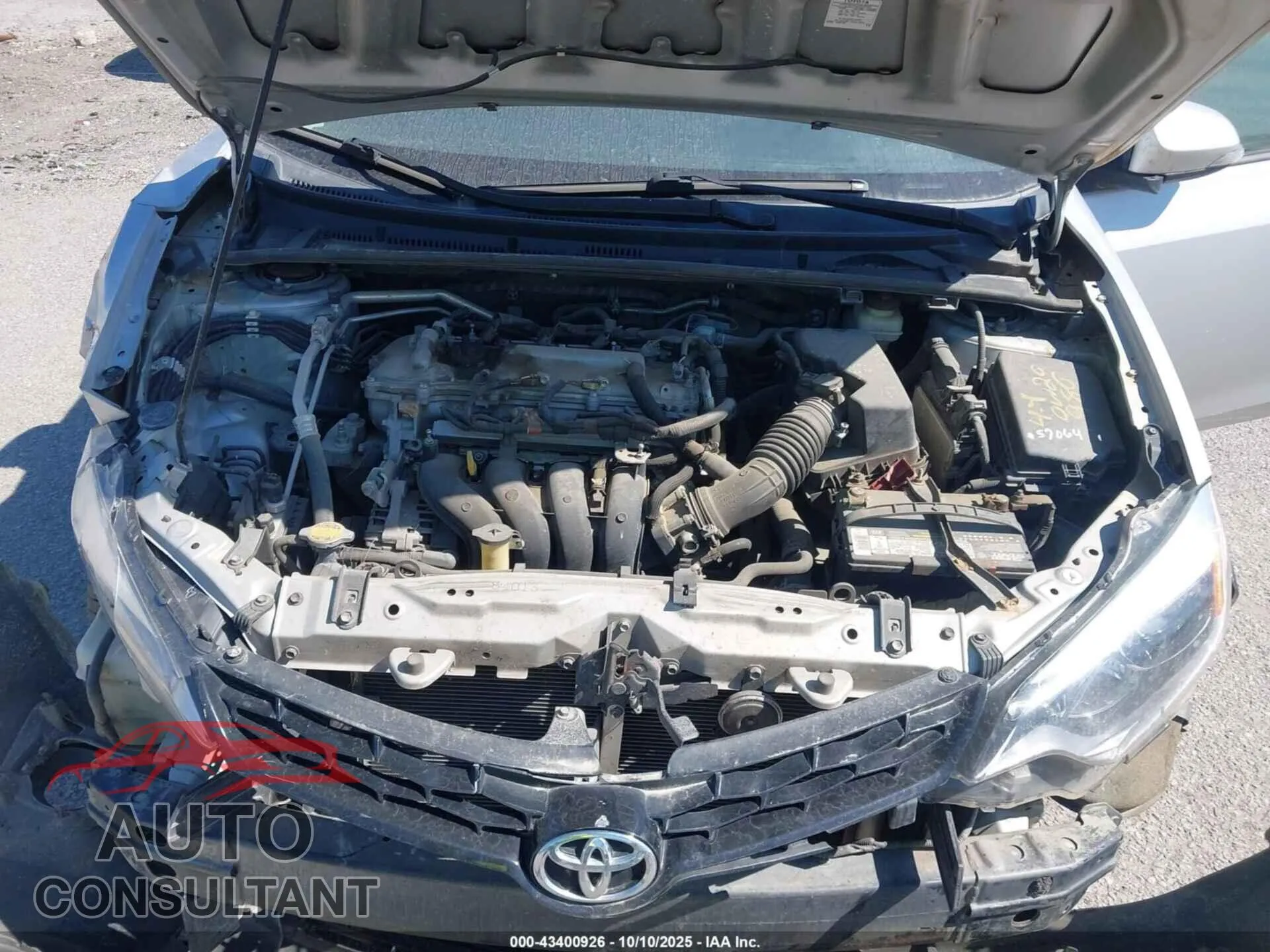 2015 TOYOTA COROLLA Damaged VIN 2T1BURHE0FC253366 – odometer reading