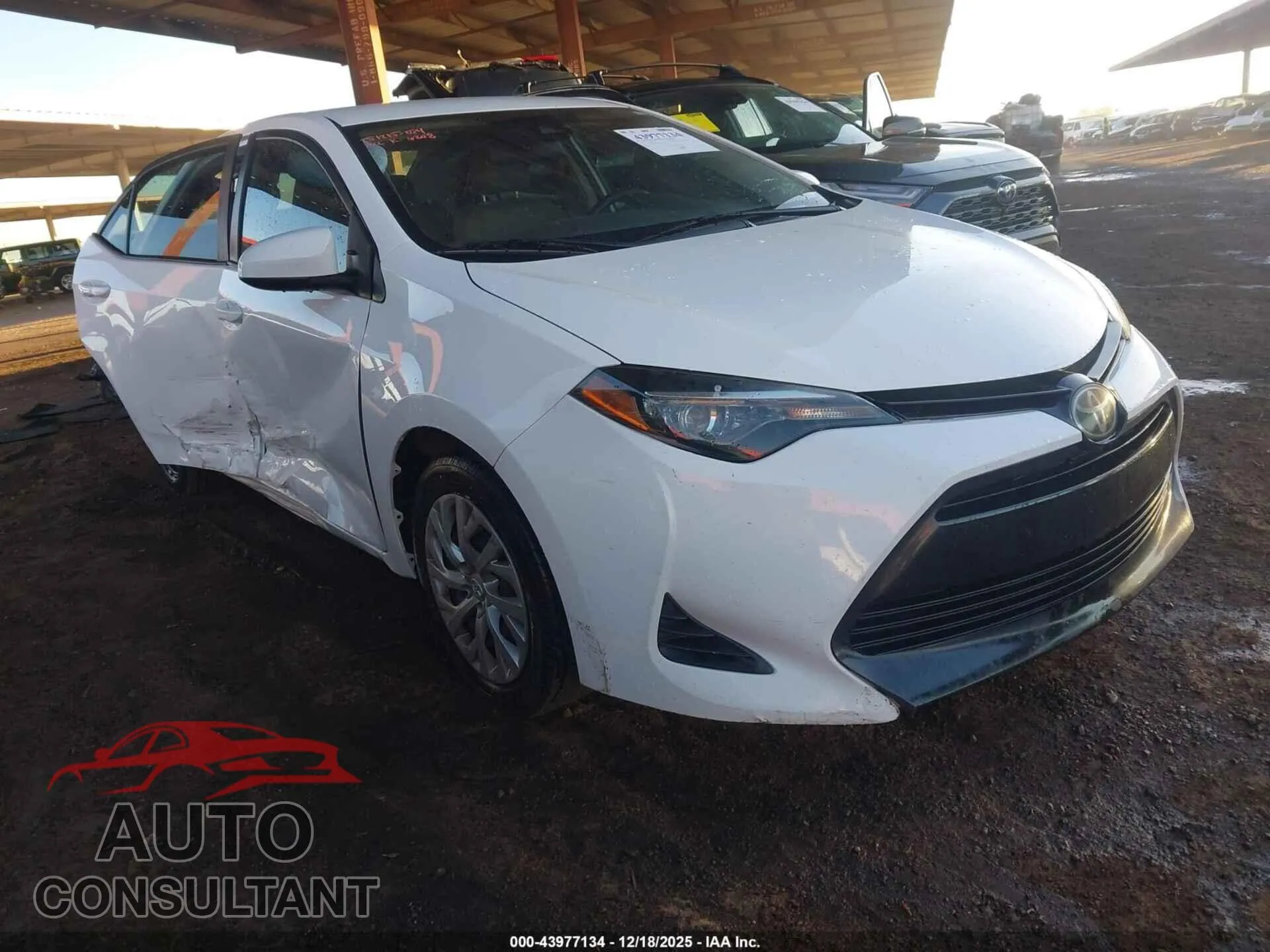 2019 TOYOTA COROLLA VIN 2T1BURHE0KC196208