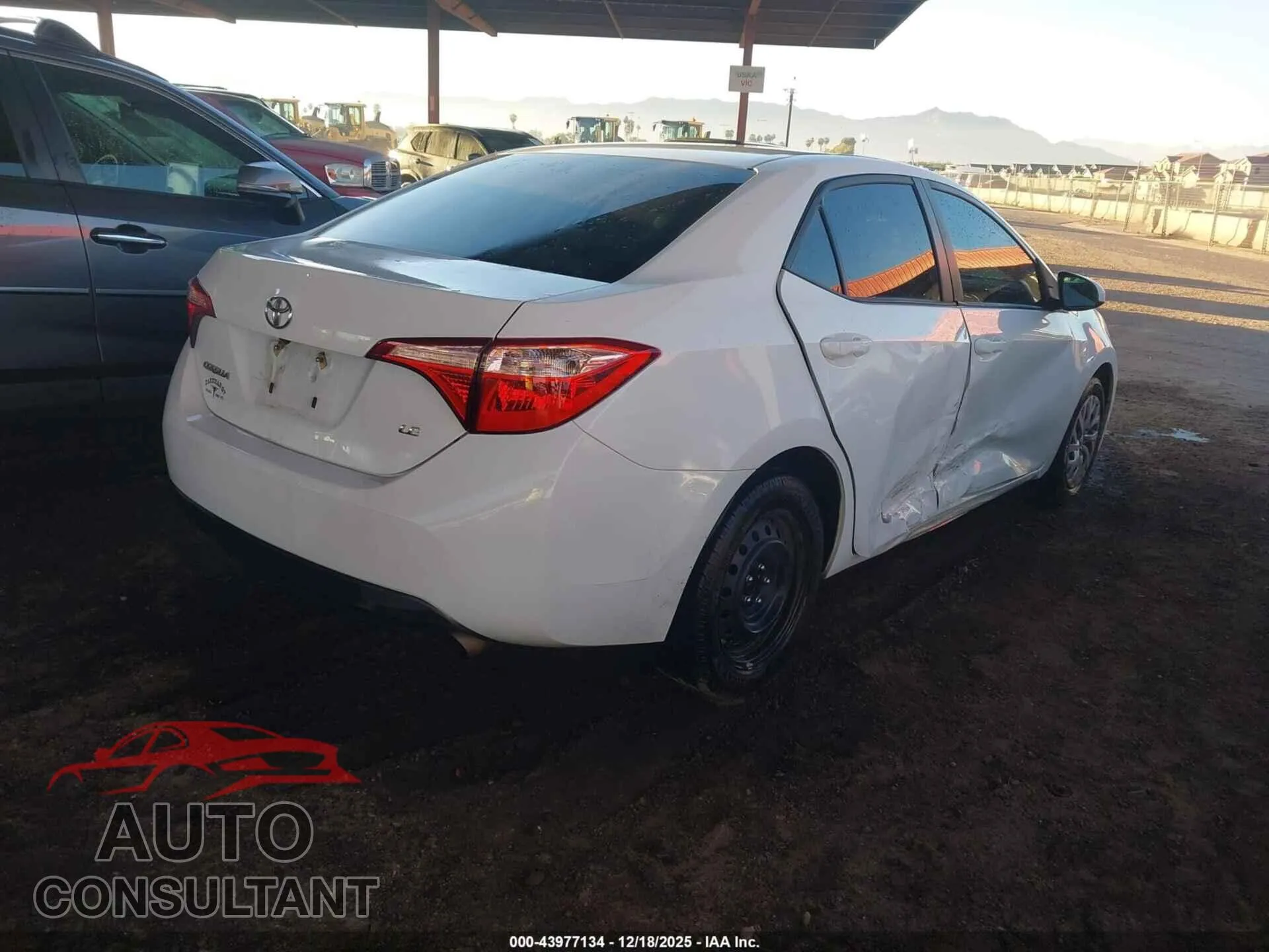 2019 TOYOTA COROLLA Damaged VIN 2T1BURHE0KC196208 – dashboard