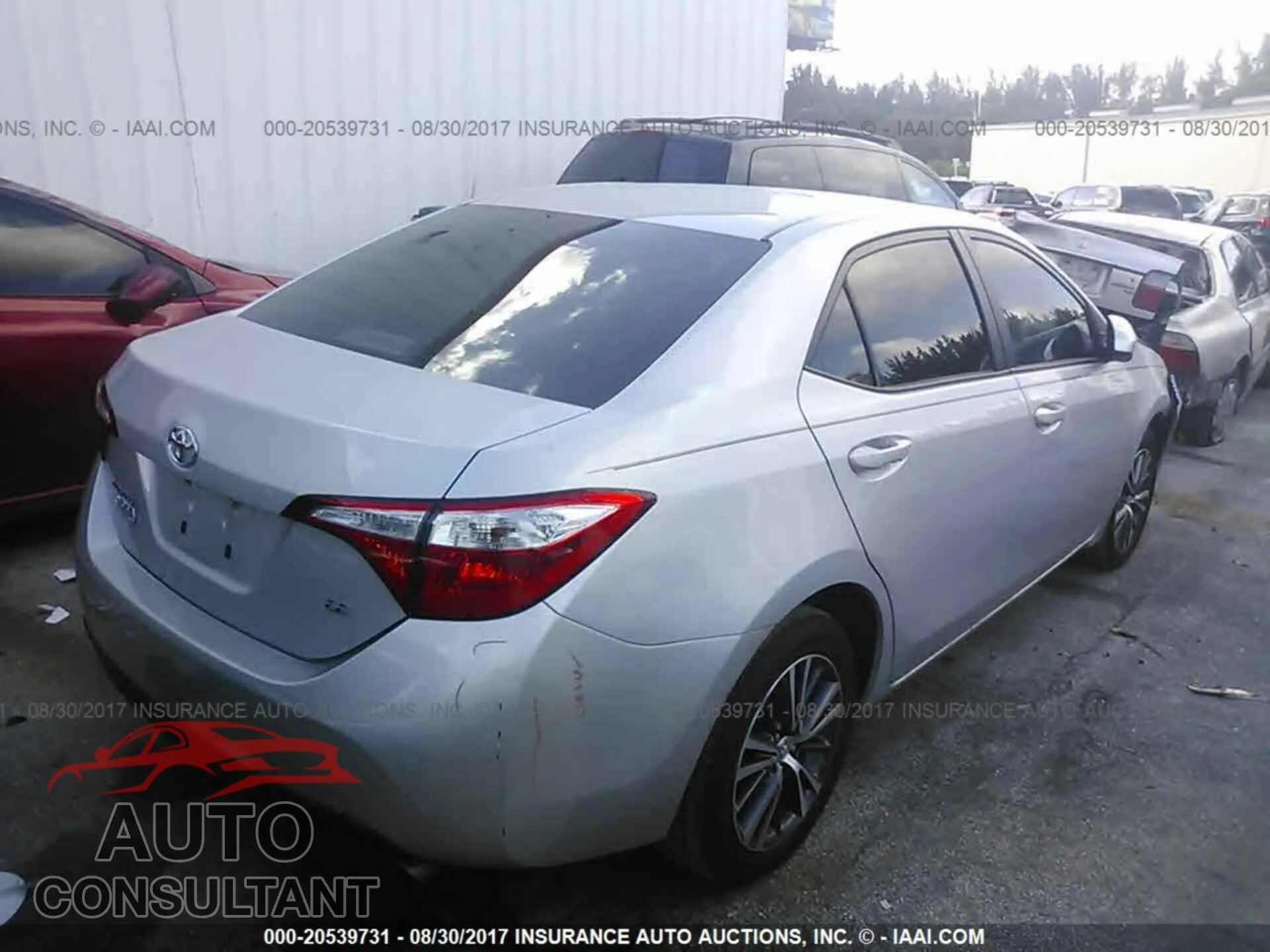 2016 Toyota Corolla Damaged VIN 2T1BURHE2GC564976 – dashboard