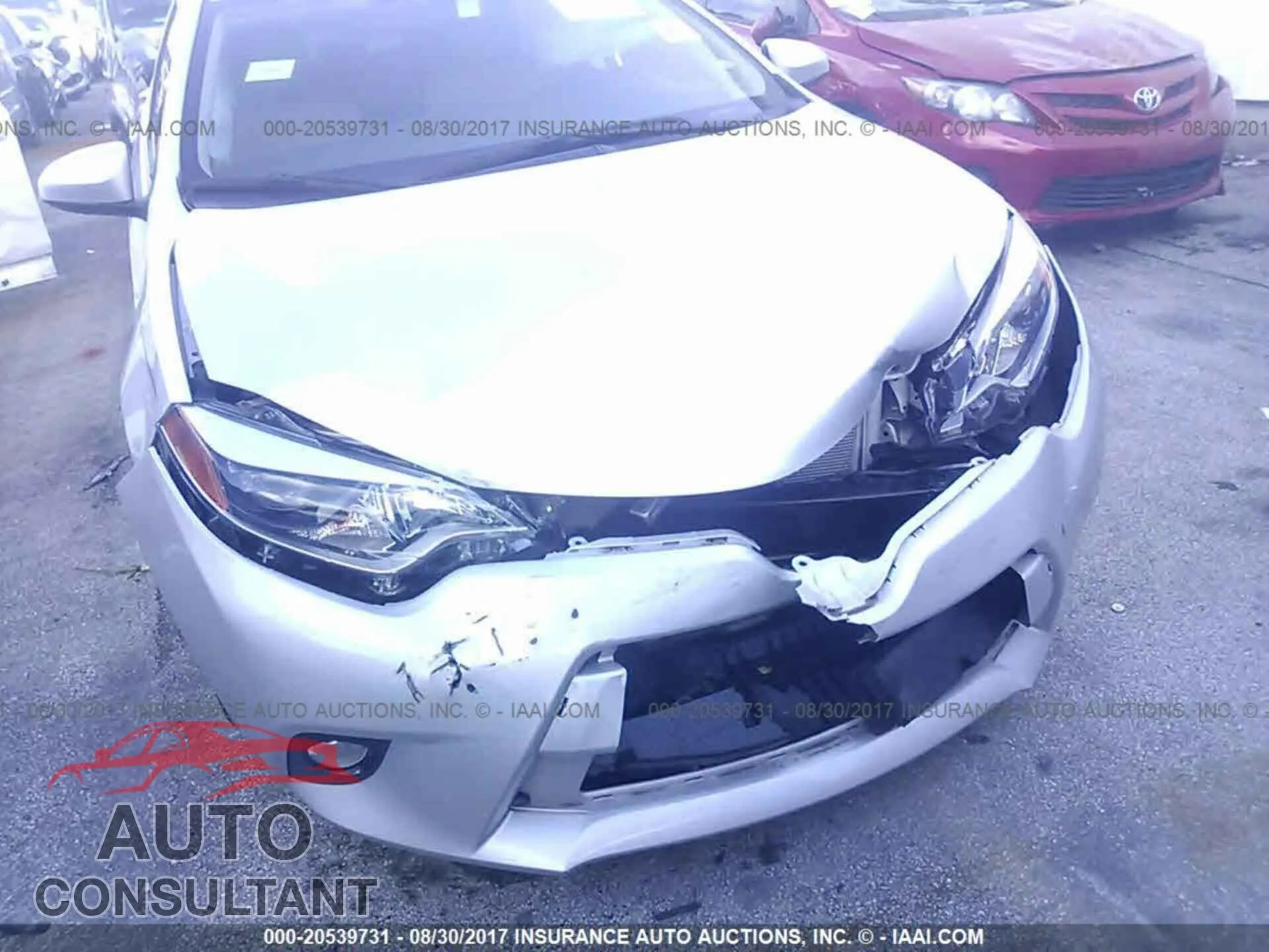 2016 Toyota Corolla Damaged VIN 2T1BURHE2GC564976 – engine bay