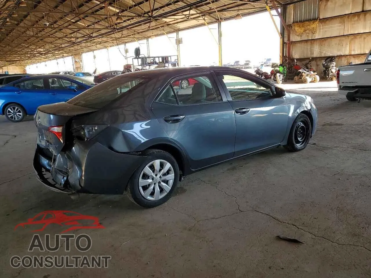 2016 TOYOTA COROLLA Damaged VIN 2T1BURHE4GC499032 – side profile