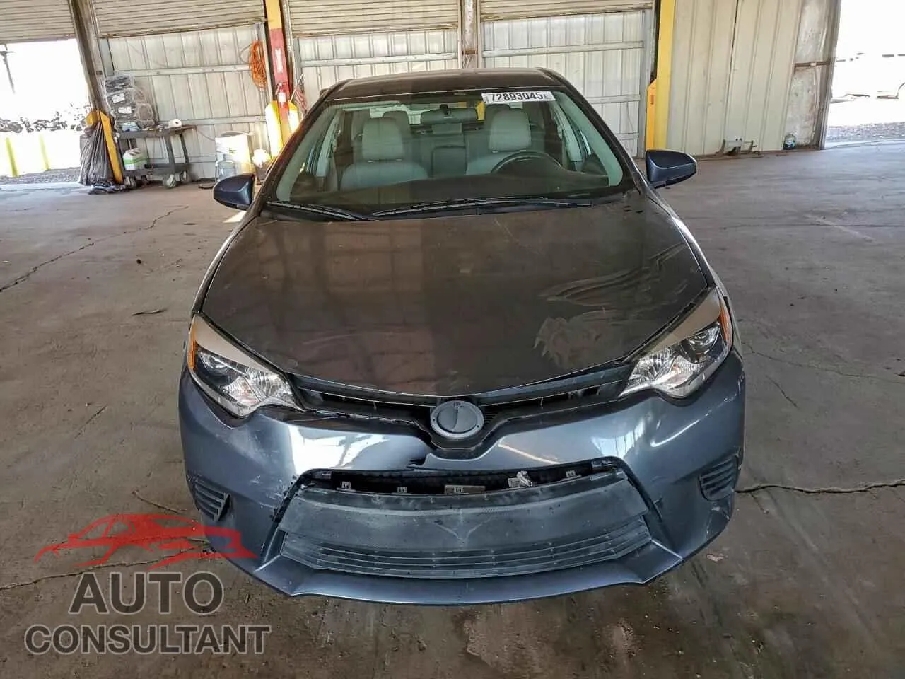 2016 TOYOTA COROLLA Damaged VIN 2T1BURHE4GC499032 – interior seats