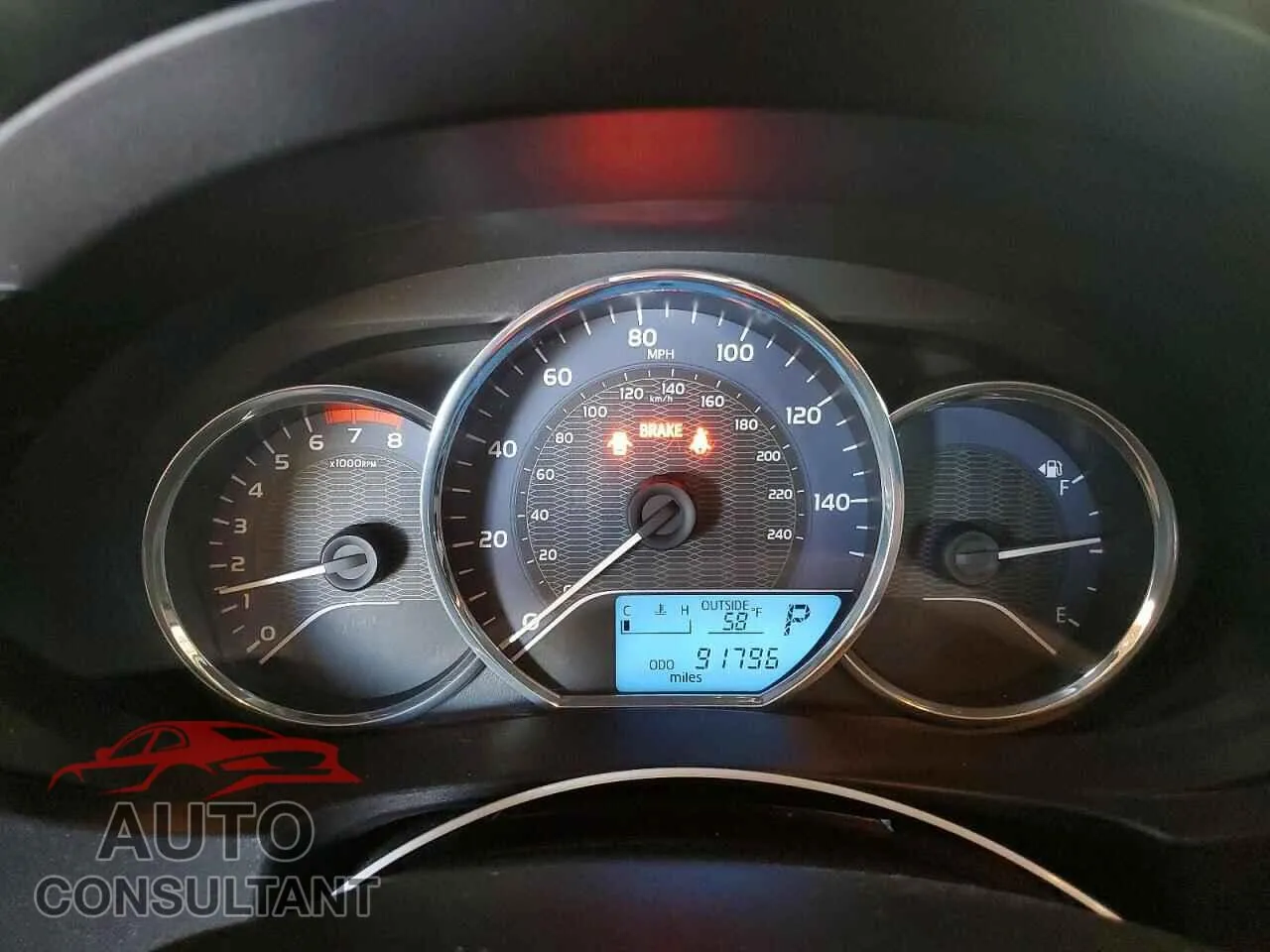 2016 TOYOTA COROLLA Damaged VIN 2T1BURHE4GC499032 – trunk area