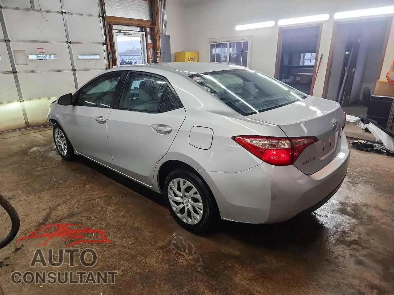 2018 TOYOTA COROLLA Damaged VIN 2T1BURHE6JC078713 – rear exterior