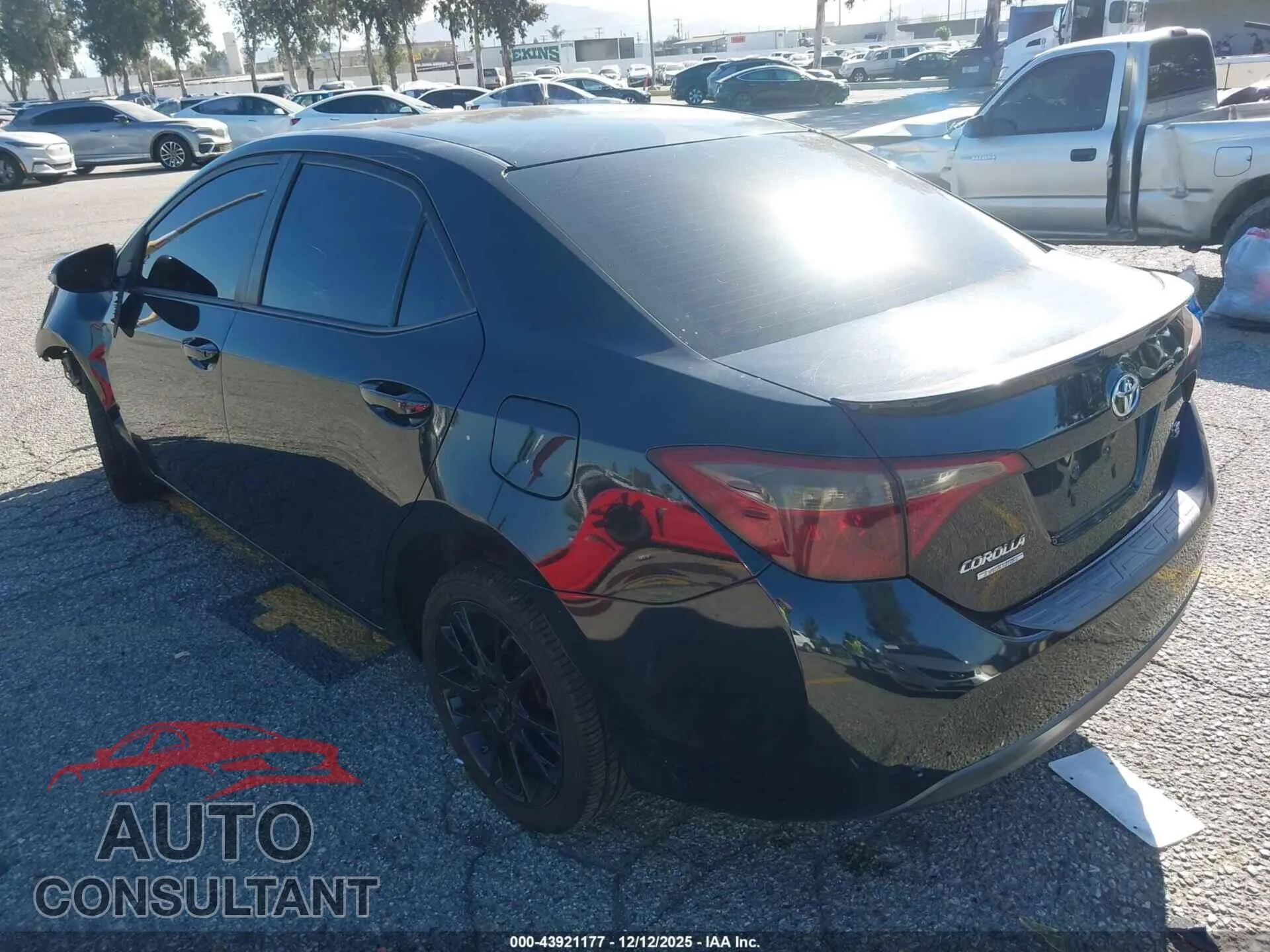 2016 TOYOTA COROLLA Damaged VIN 2T1BURHE7GC592367 – side profile