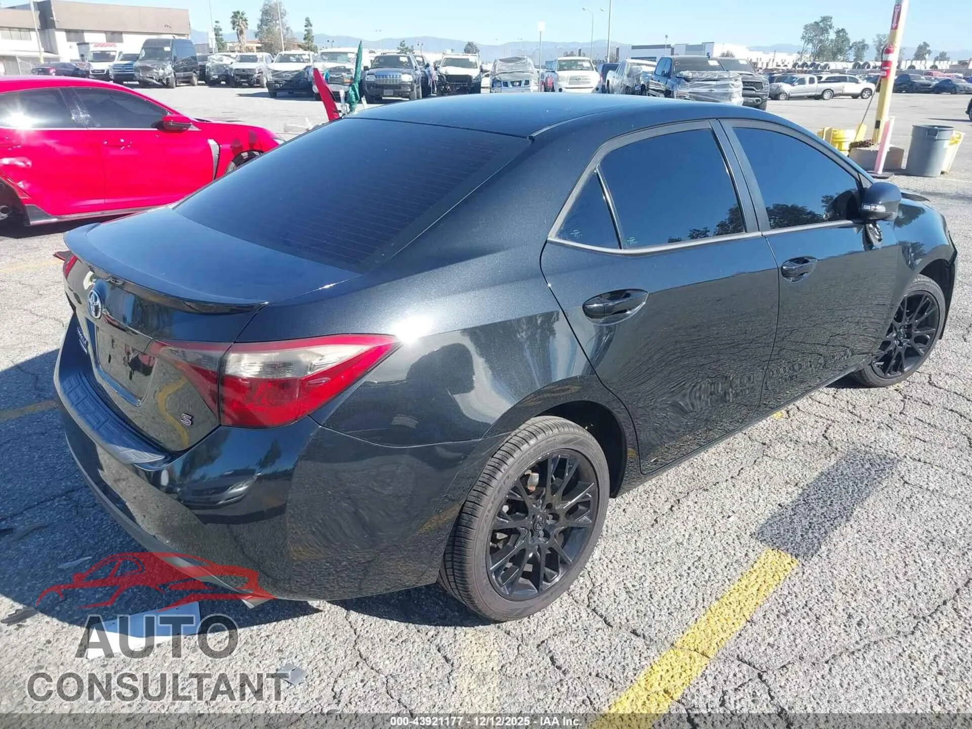 2016 TOYOTA COROLLA Damaged VIN 2T1BURHE7GC592367 – dashboard