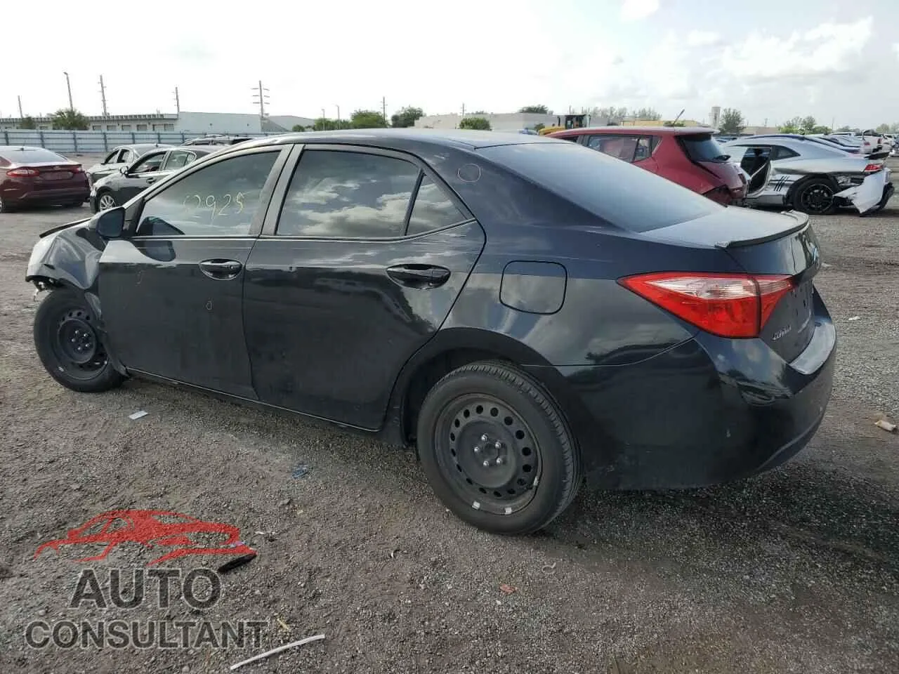 2018 TOYOTA COROLLA Damaged VIN 2T1BURHE9JC065034 – rear exterior