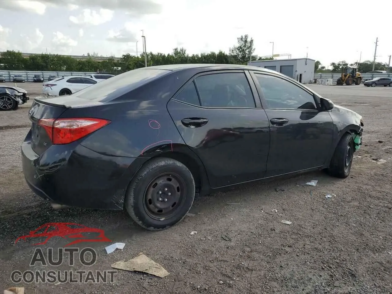 2018 TOYOTA COROLLA Damaged VIN 2T1BURHE9JC065034 – side profile