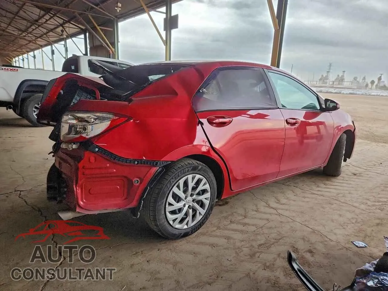 2019 TOYOTA COROLLA Damaged VIN 2T1BURHE9KC245633 – side profile