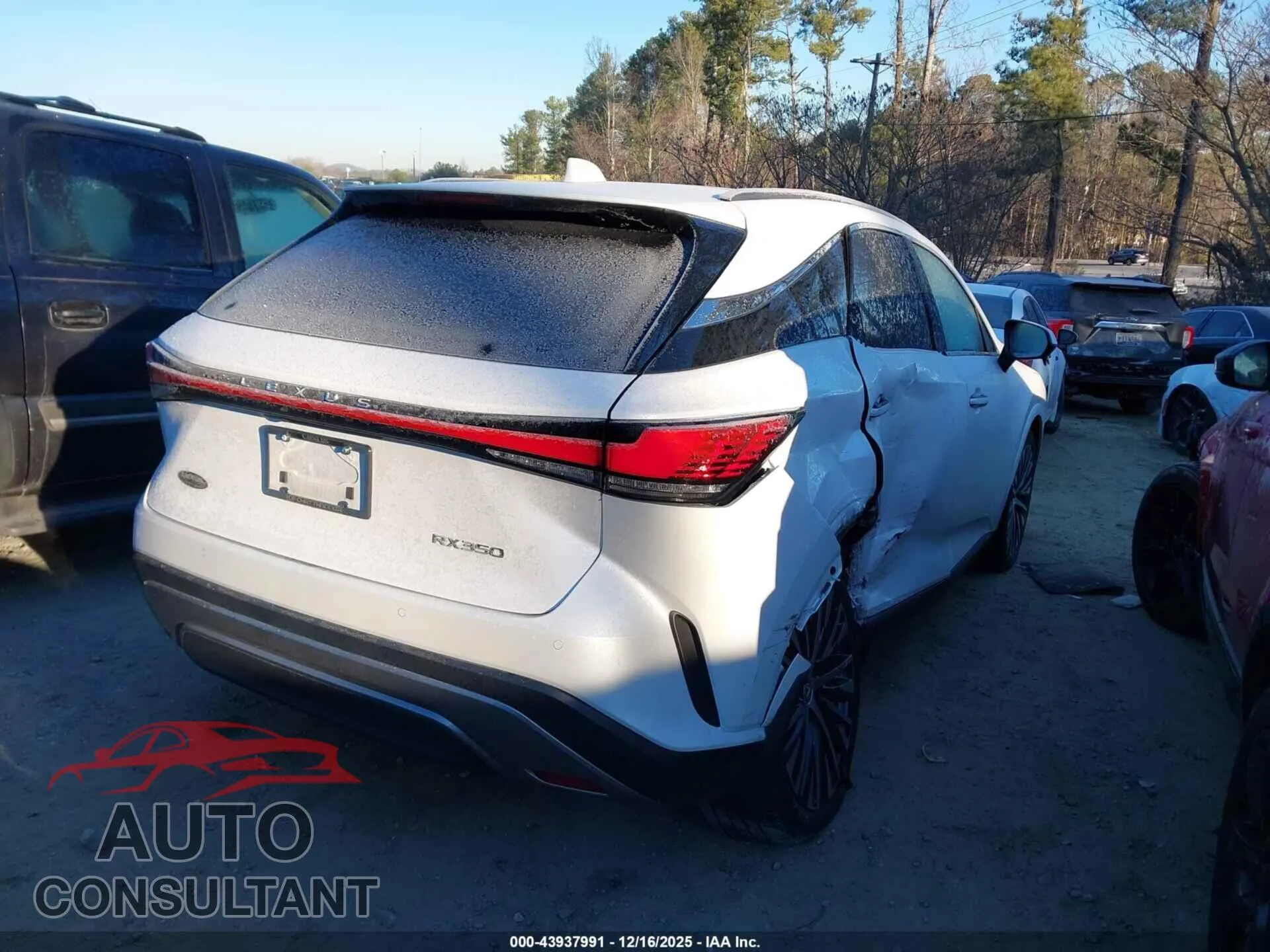 2023 LEXUS RX 350 Damaged VIN 2T2BAMBA5PC016077 – dashboard