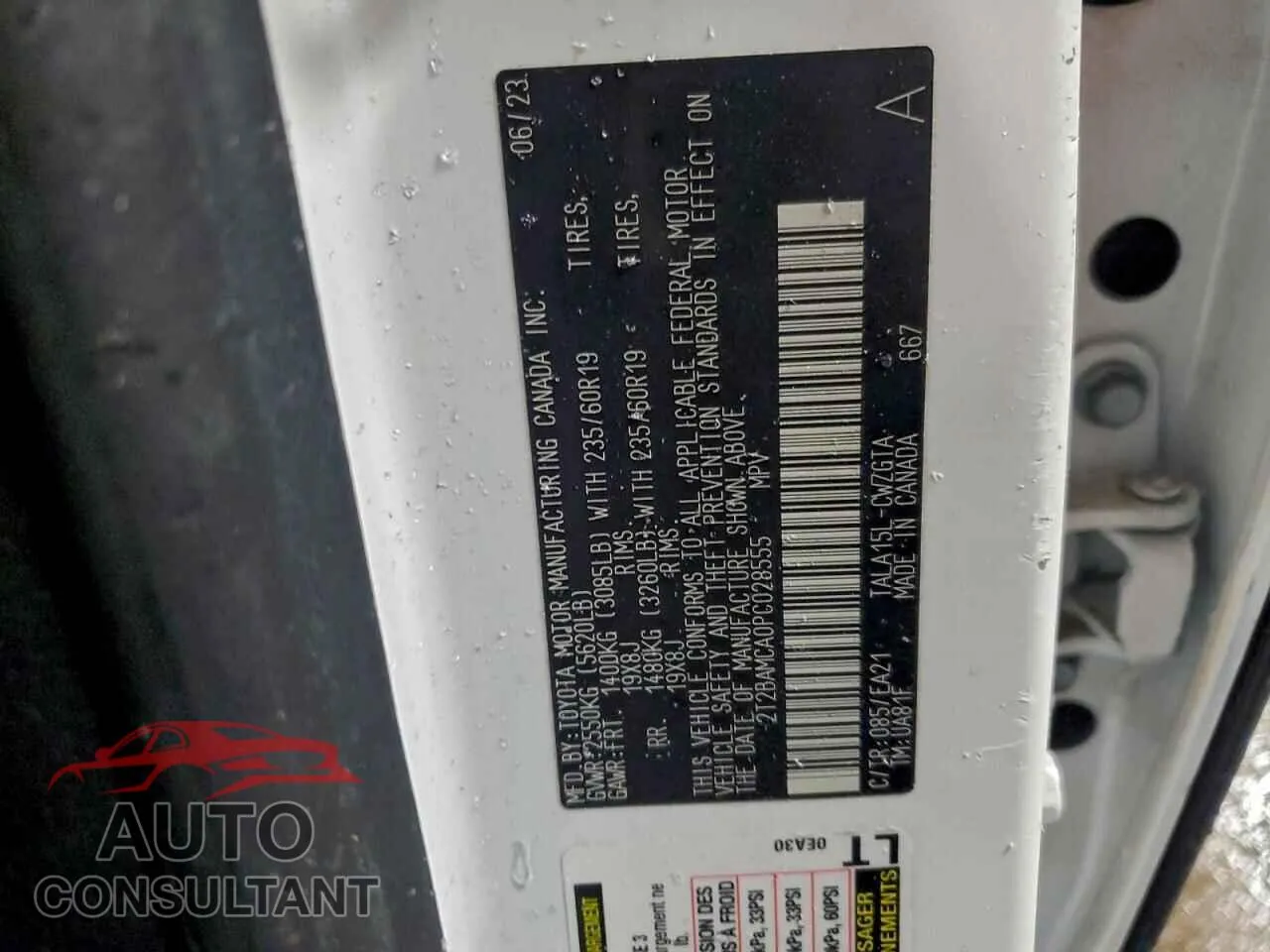 2023 LEXUS RX350 Damaged VIN 2T2BAMCA0PC028555 – photo 14