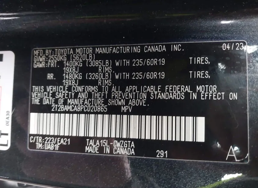2023 LEXUS RX Used VIN 2T2BAMCA8PC020865 – photo 13