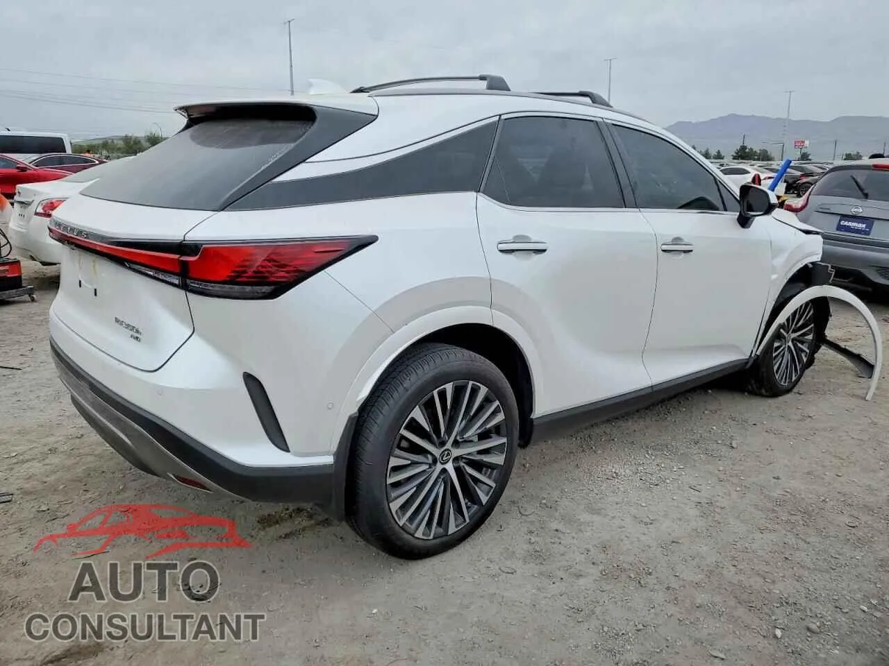 2025 LEXUS RX 350H BA Damaged VIN 2T2BBMCA6SC088491 – side profile