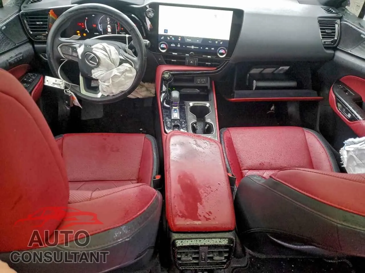 2024 LEXUS NX 350 LUX Damaged VIN 2T2HGCEZ7RC059004 – undercarriage