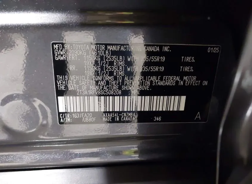 2025 TOYOTA RAV4 Used VIN 2T3A1RFV8SC508208 – photo 22