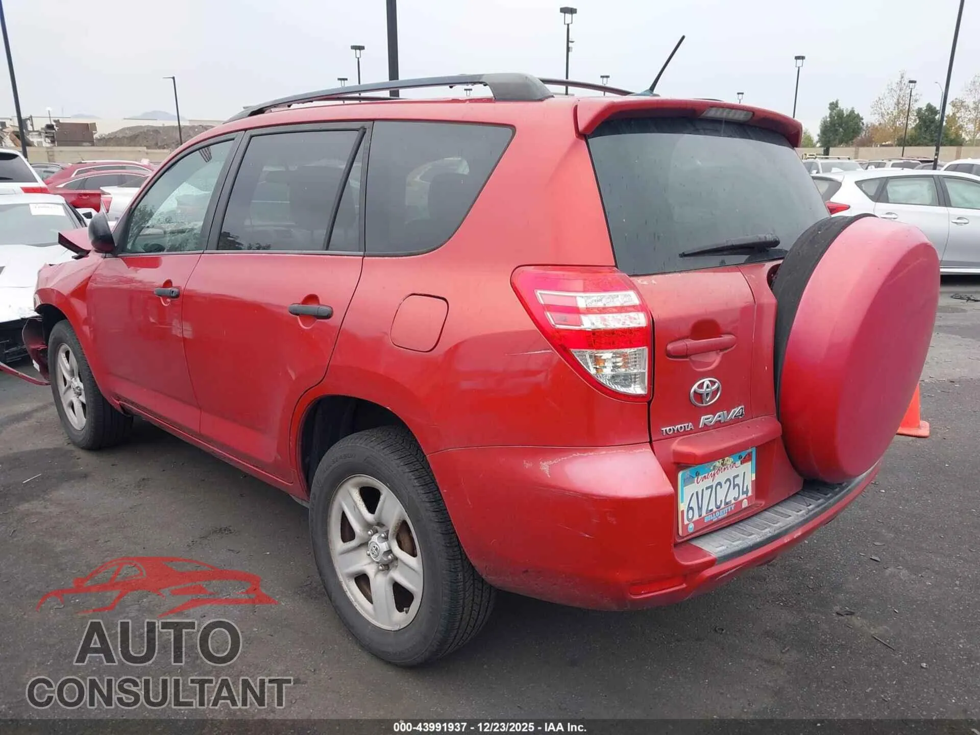 2009 TOYOTA RAV4 Damaged VIN 2T3ZF33V39W012599 – side profile