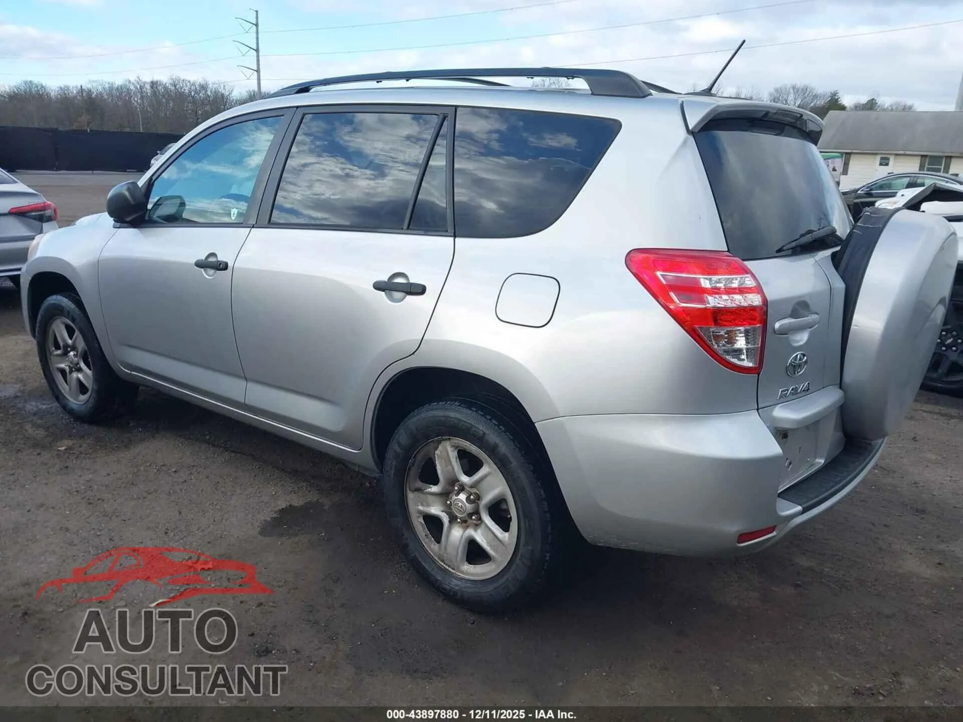 2012 TOYOTA RAV4 Damaged VIN 2T3ZF4DV0CW145543 – side profile