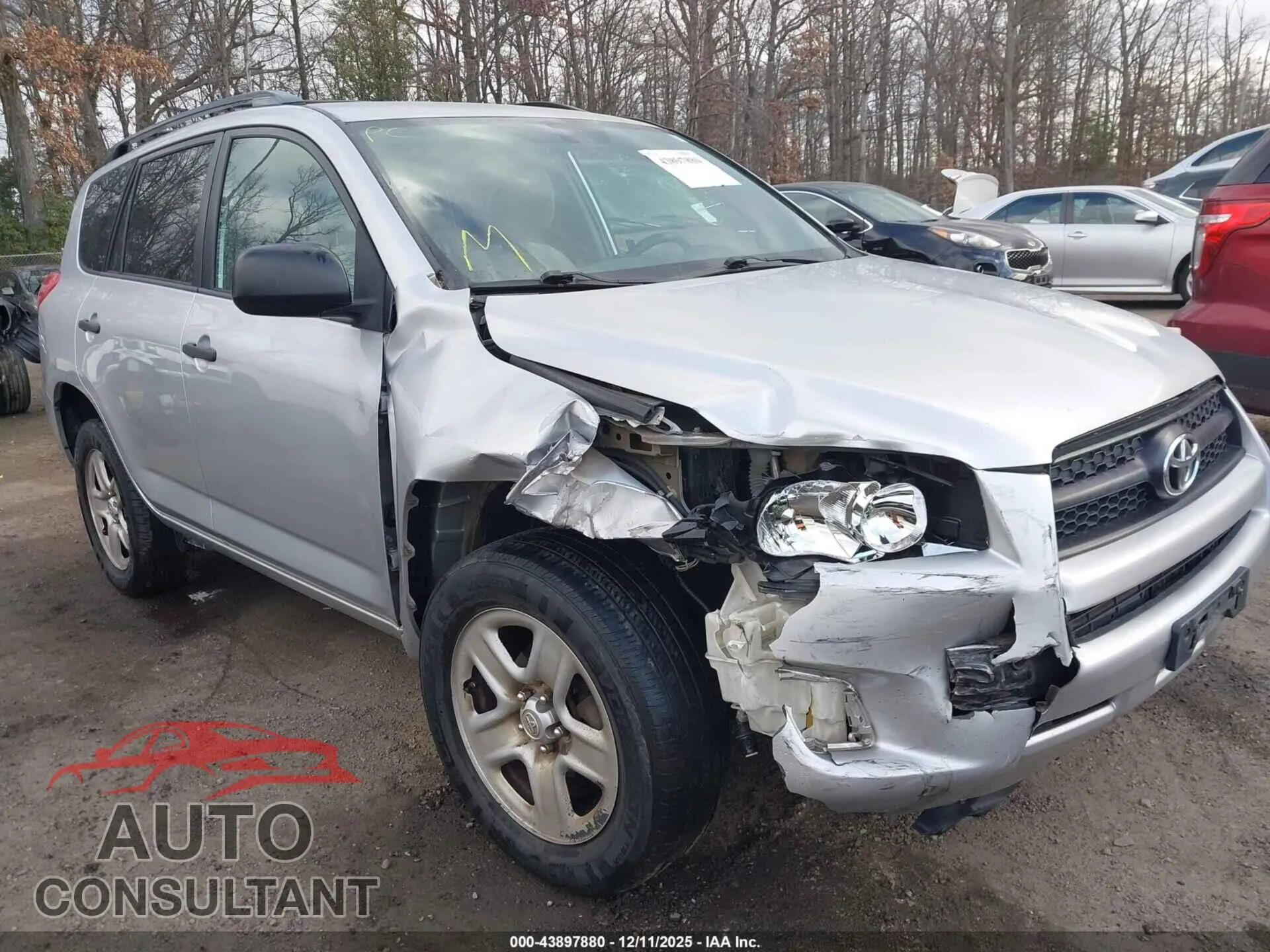 2012 TOYOTA RAV4 Damaged VIN 2T3ZF4DV0CW145543 – engine bay