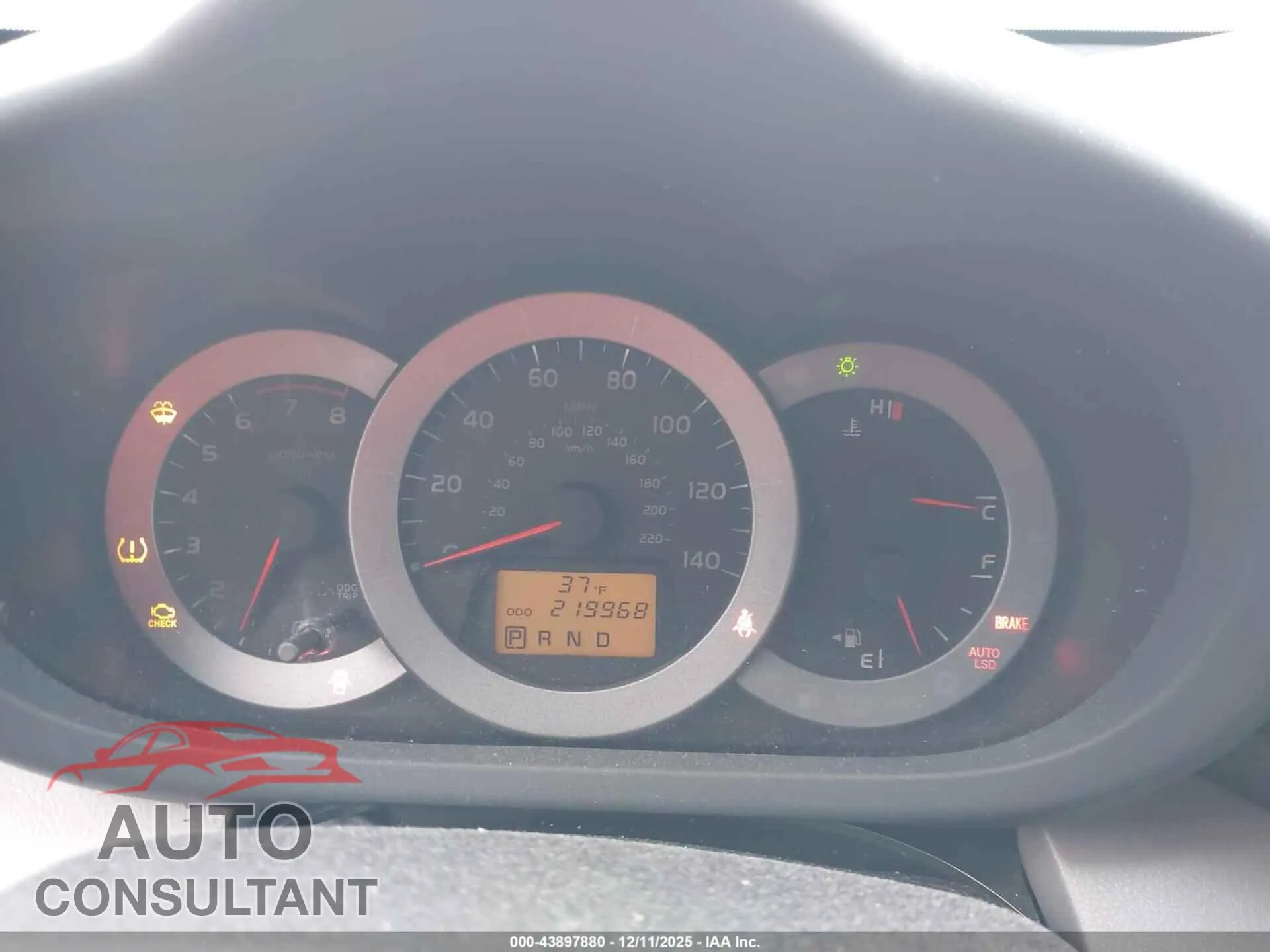 2012 TOYOTA RAV4 Damaged VIN 2T3ZF4DV0CW145543 – exterior detail