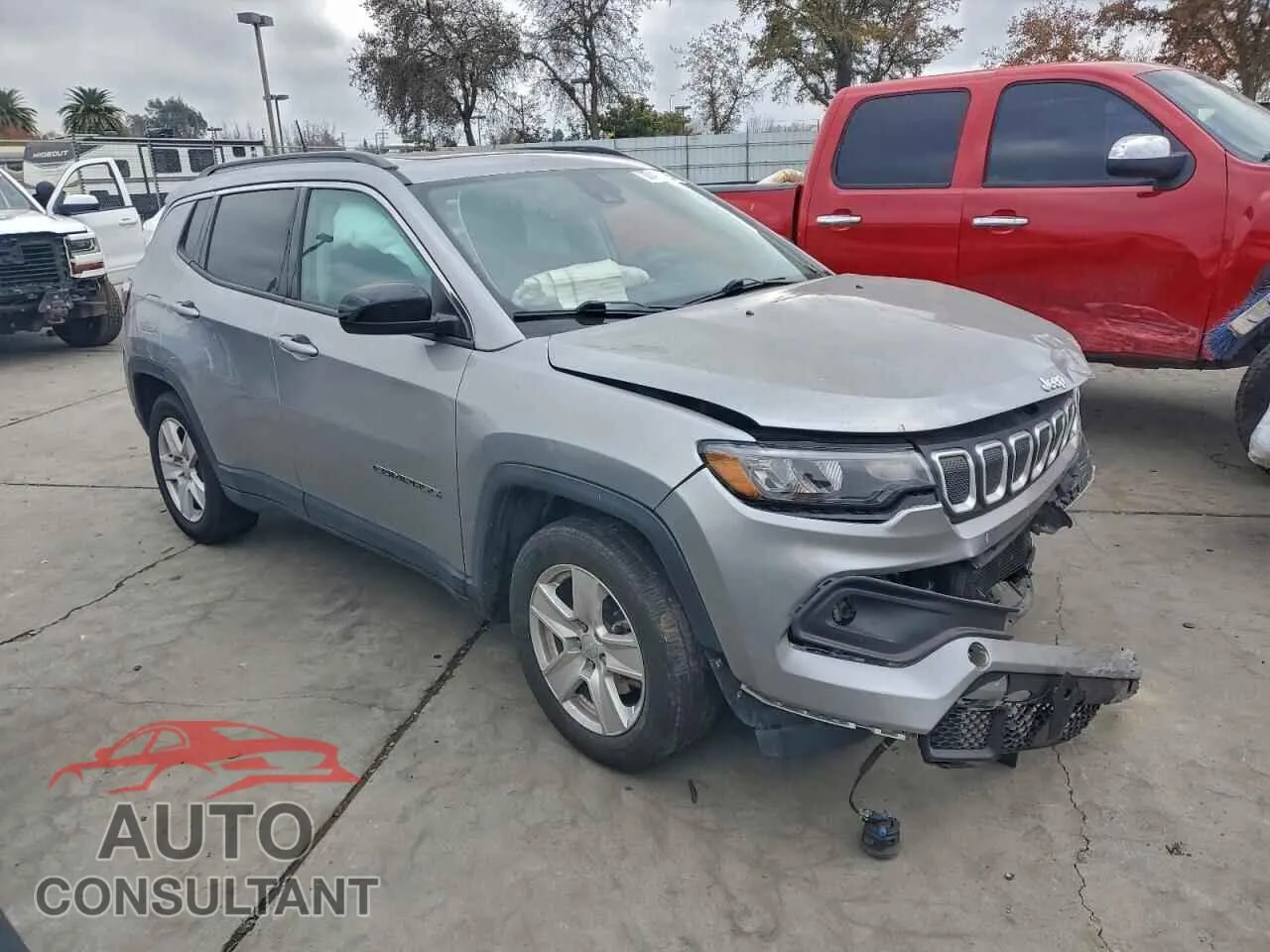 2022 JEEP COMPASS Damaged VIN 3C4NJCBB5NT138503 – dashboard