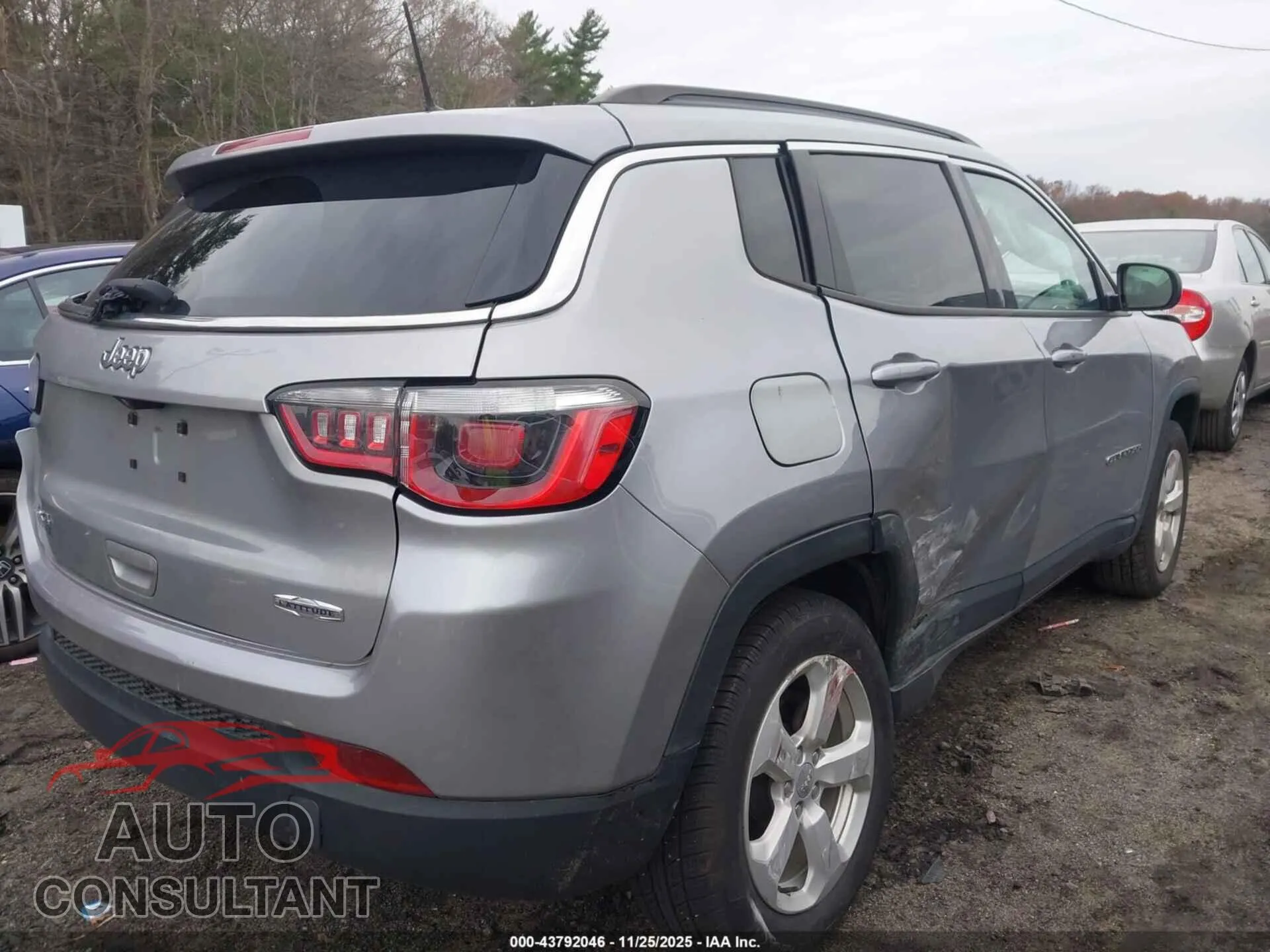 2019 JEEP COMPASS Damaged VIN 3C4NJDBB5KT595751 – dashboard