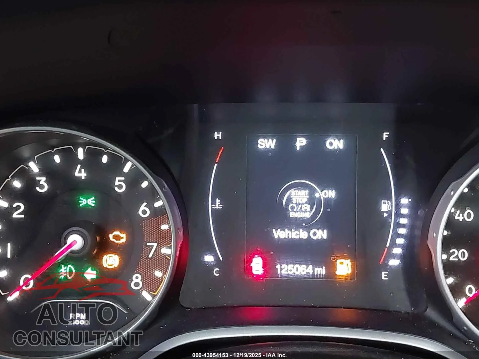 2019 JEEP COMPASS Damaged VIN 3C4NJDBB7KT849699 – exterior detail