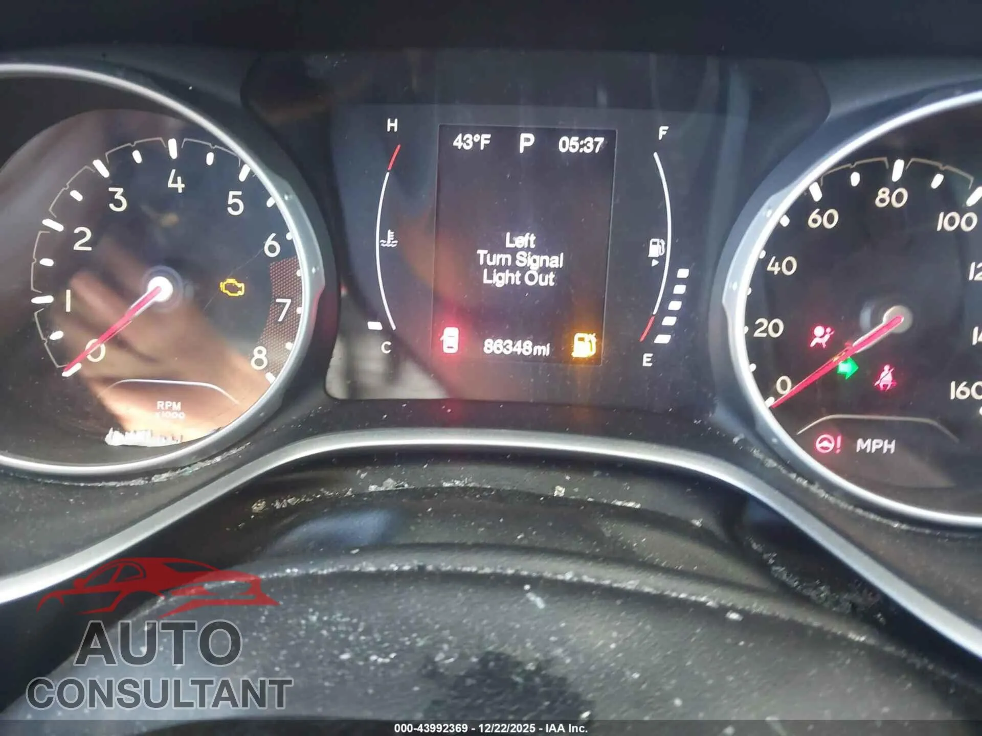 2018 JEEP COMPASS Damaged VIN 3C4NJDBBXJT246552 – exterior detail