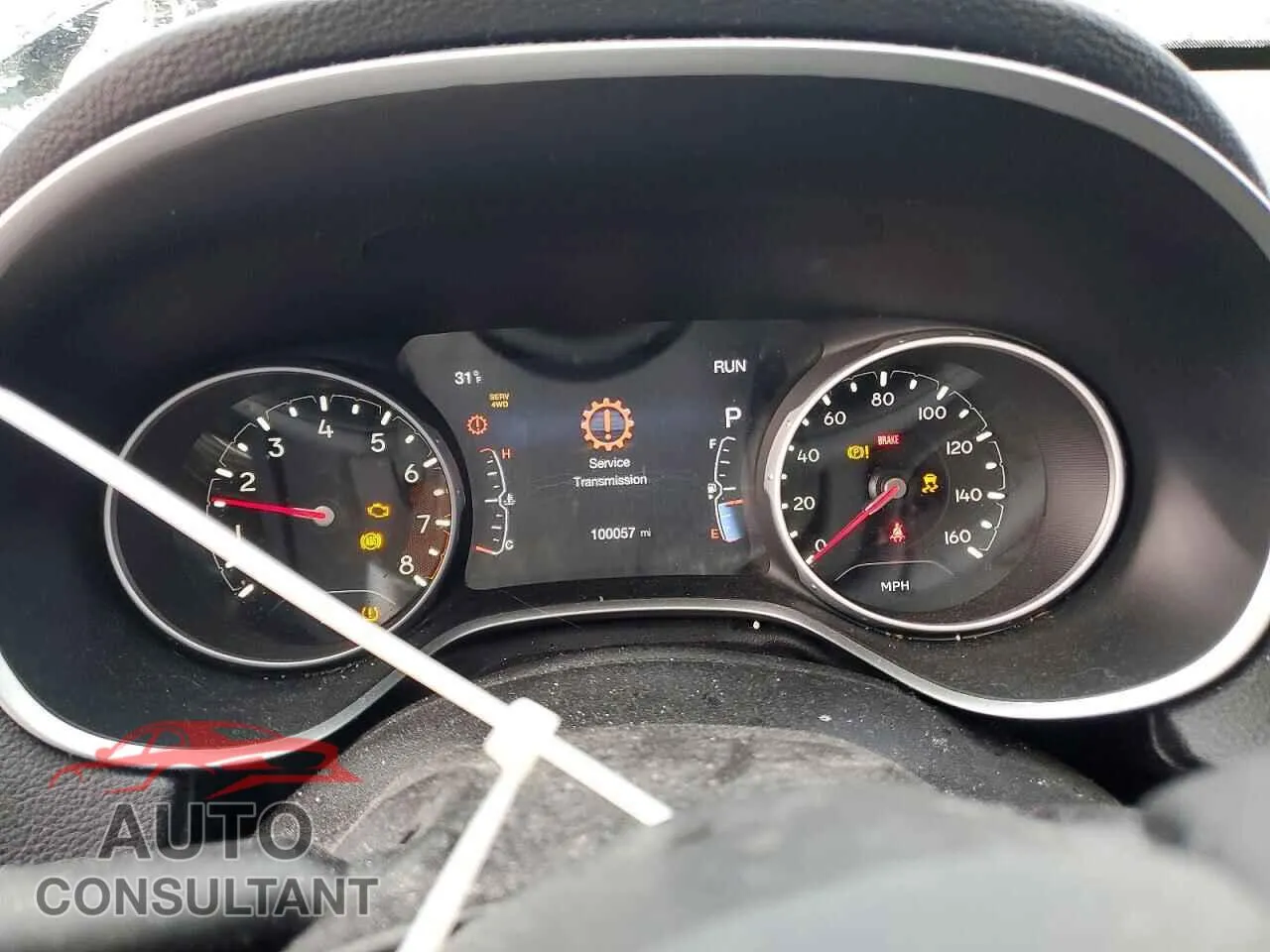 2018 JEEP COMPASS Damaged VIN 3C4NJDCB1JT231632 – trunk area
