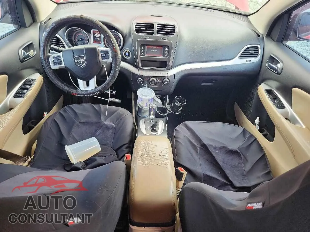 2014 DODGE JOURNEY Damaged VIN 3C4PDCAB7ET258708 – undercarriage