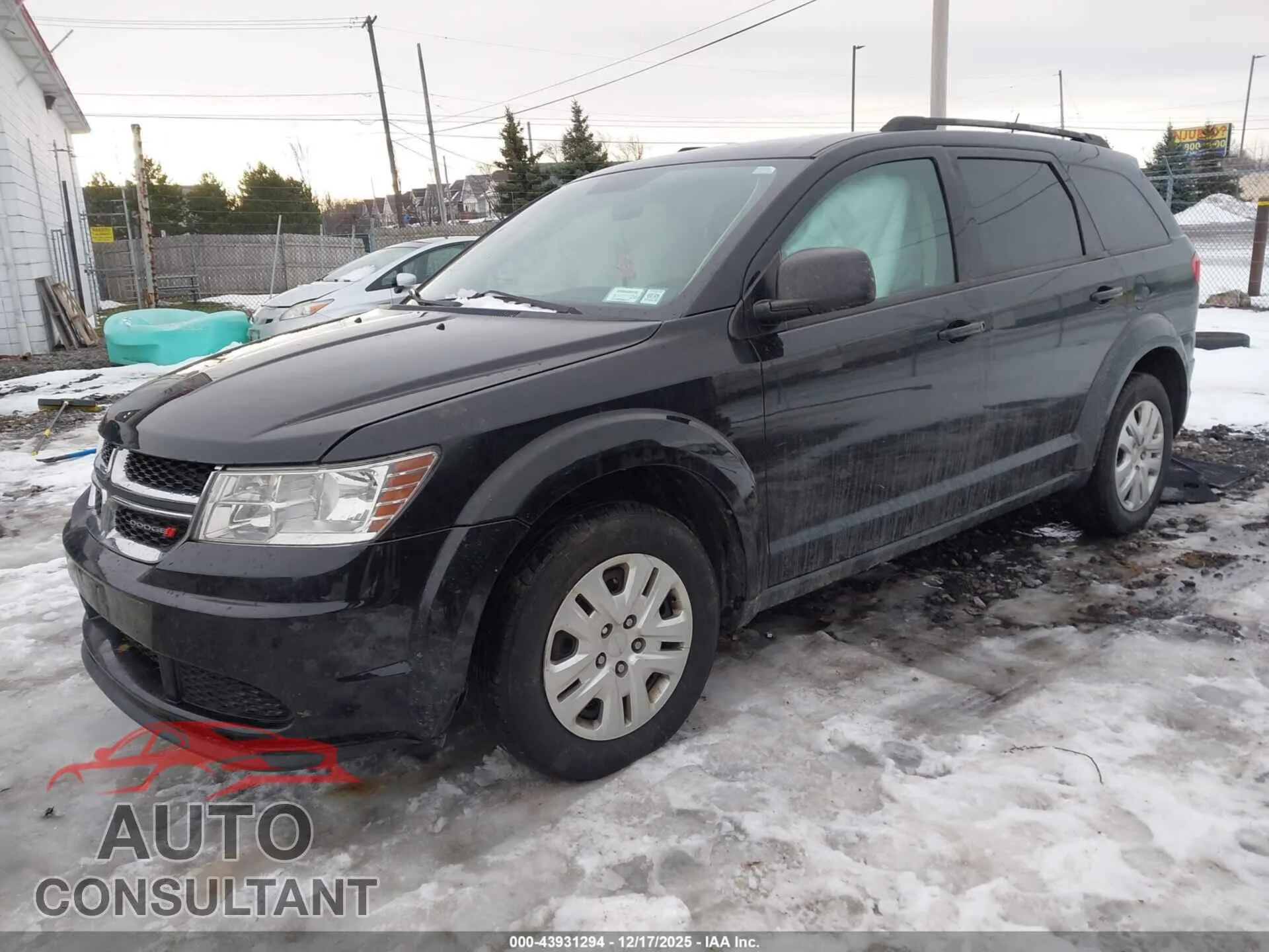 2018 DODGE JOURNEY Damaged VIN 3C4PDCABXJT309824 – rear exterior