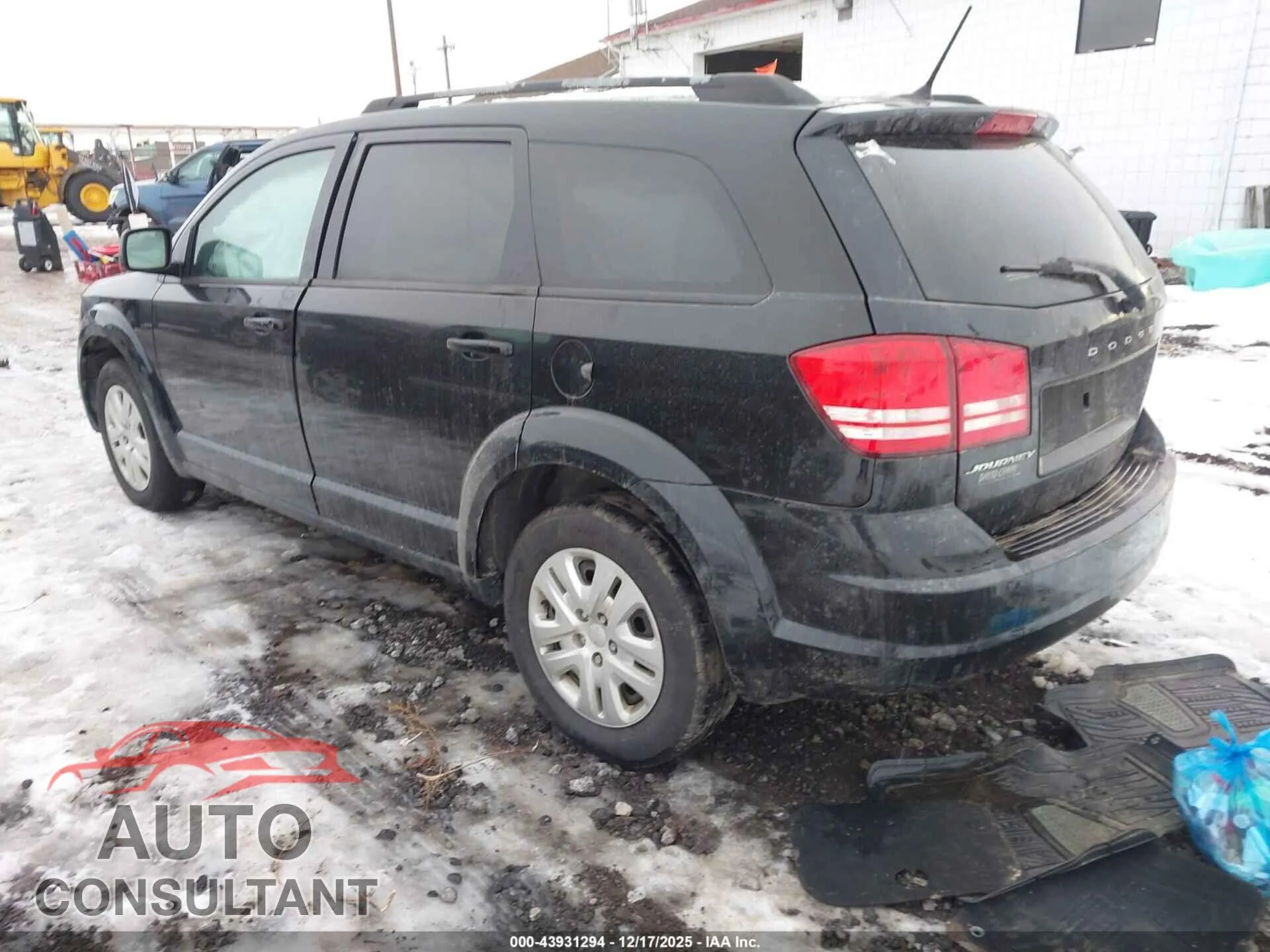 2018 DODGE JOURNEY Damaged VIN 3C4PDCABXJT309824 – side profile