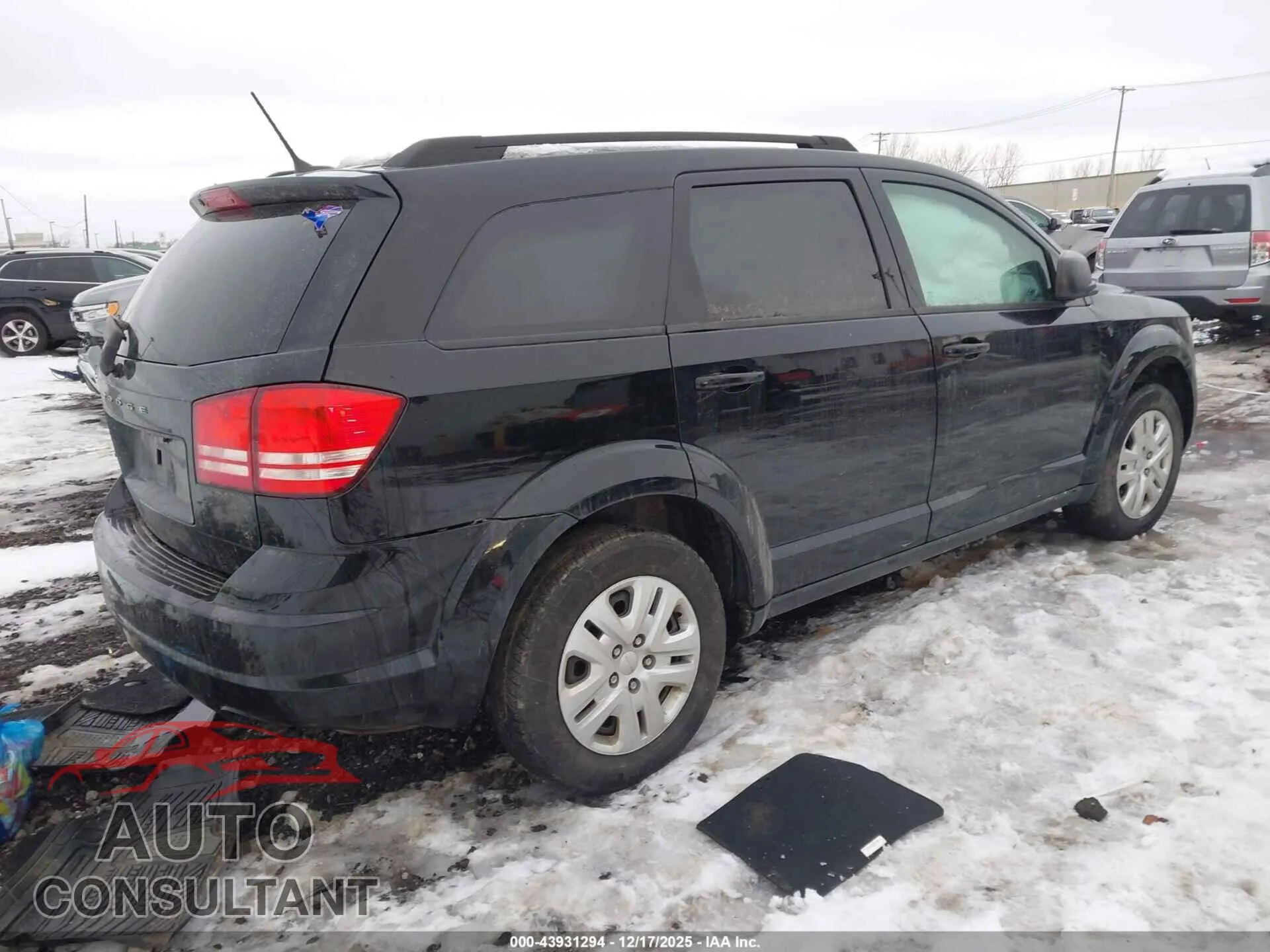 2018 DODGE JOURNEY Damaged VIN 3C4PDCABXJT309824 – dashboard