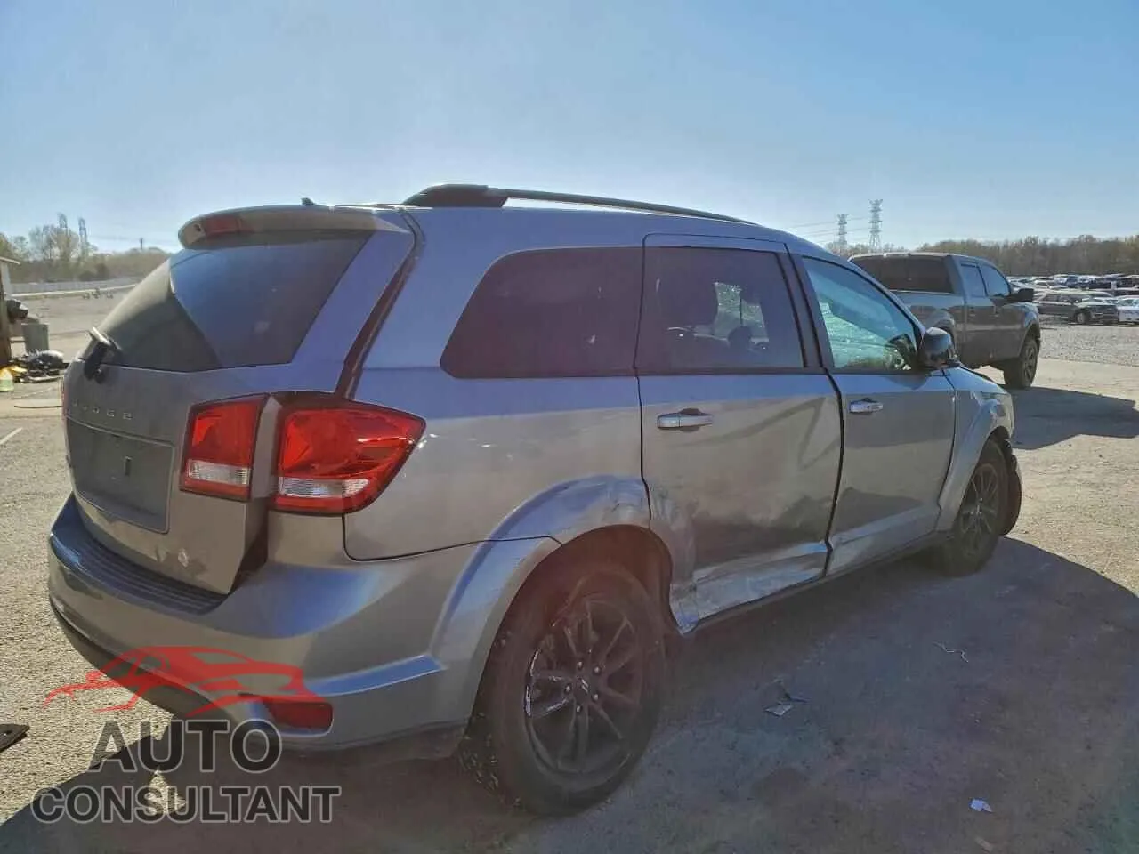 2019 DODGE JOURNEY Damaged VIN 3C4PDCBBXKT866152 – side profile