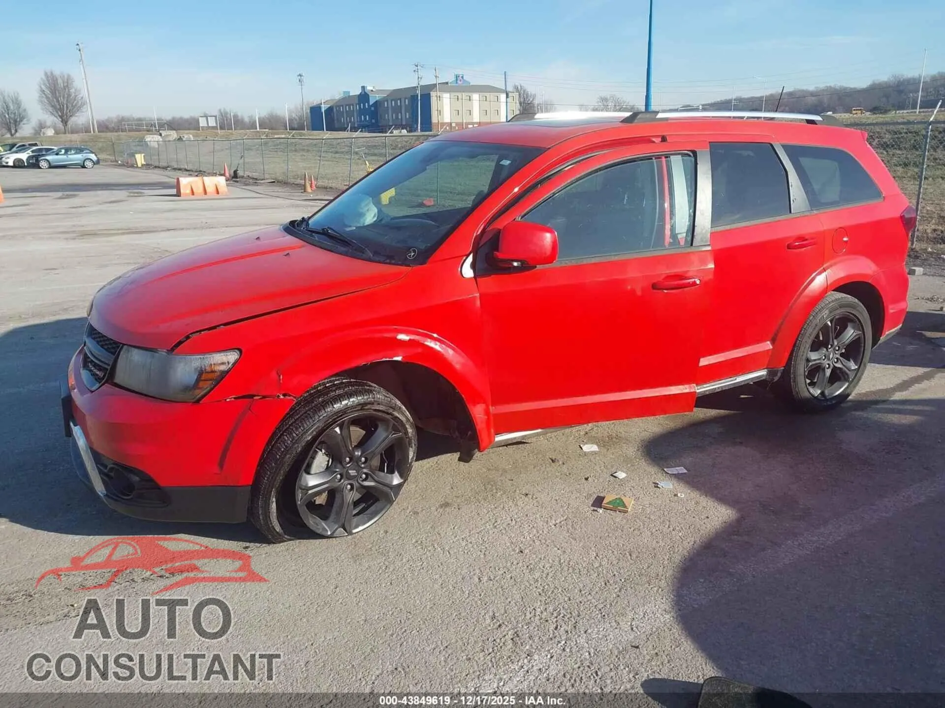 2018 DODGE JOURNEY Damaged VIN 3C4PDCGB9JT491037 – rear exterior