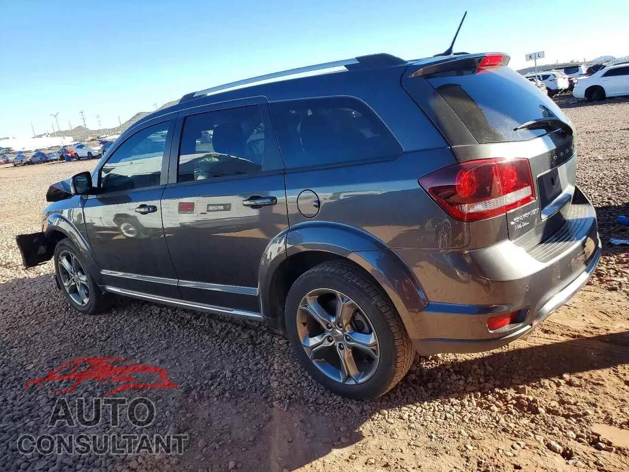 2017 DODGE JOURNEY Damaged VIN 3C4PDCGG8HT670885 – rear exterior 2017 DODGE JOURNEY Damaged VIN 3C4PDCGG8HT670885 – rear exterior