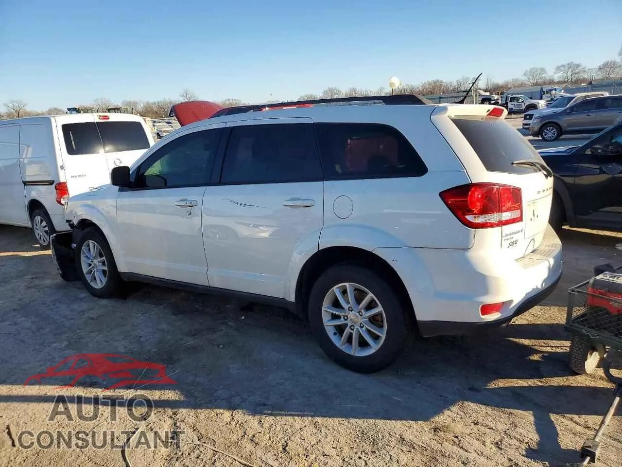 2014 DODGE JOURNEY Damaged VIN 3C4PDDBGXET169568 – rear exterior