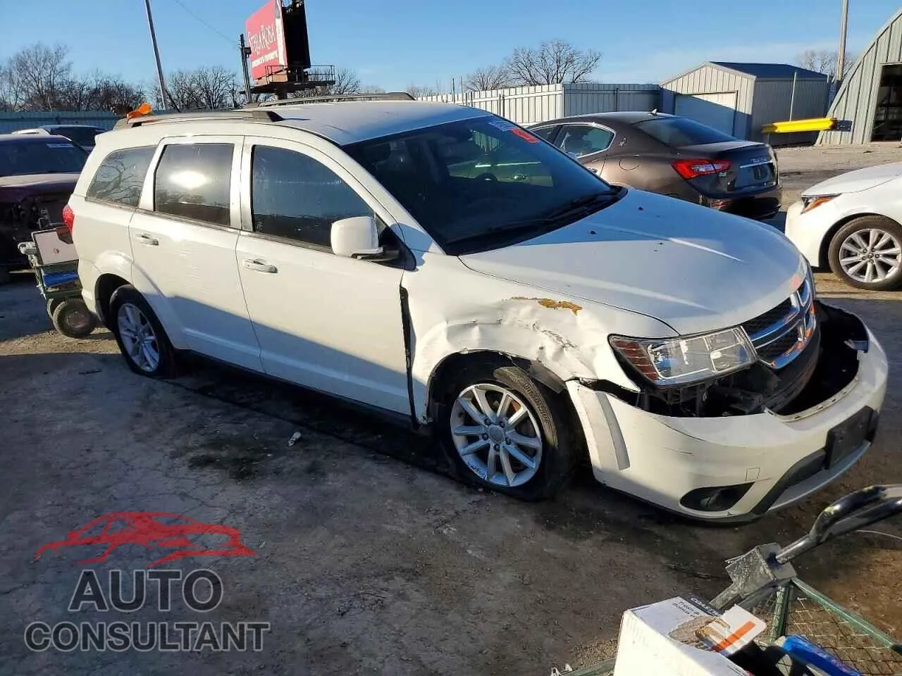 2014 DODGE JOURNEY Damaged VIN 3C4PDDBGXET169568 – dashboard