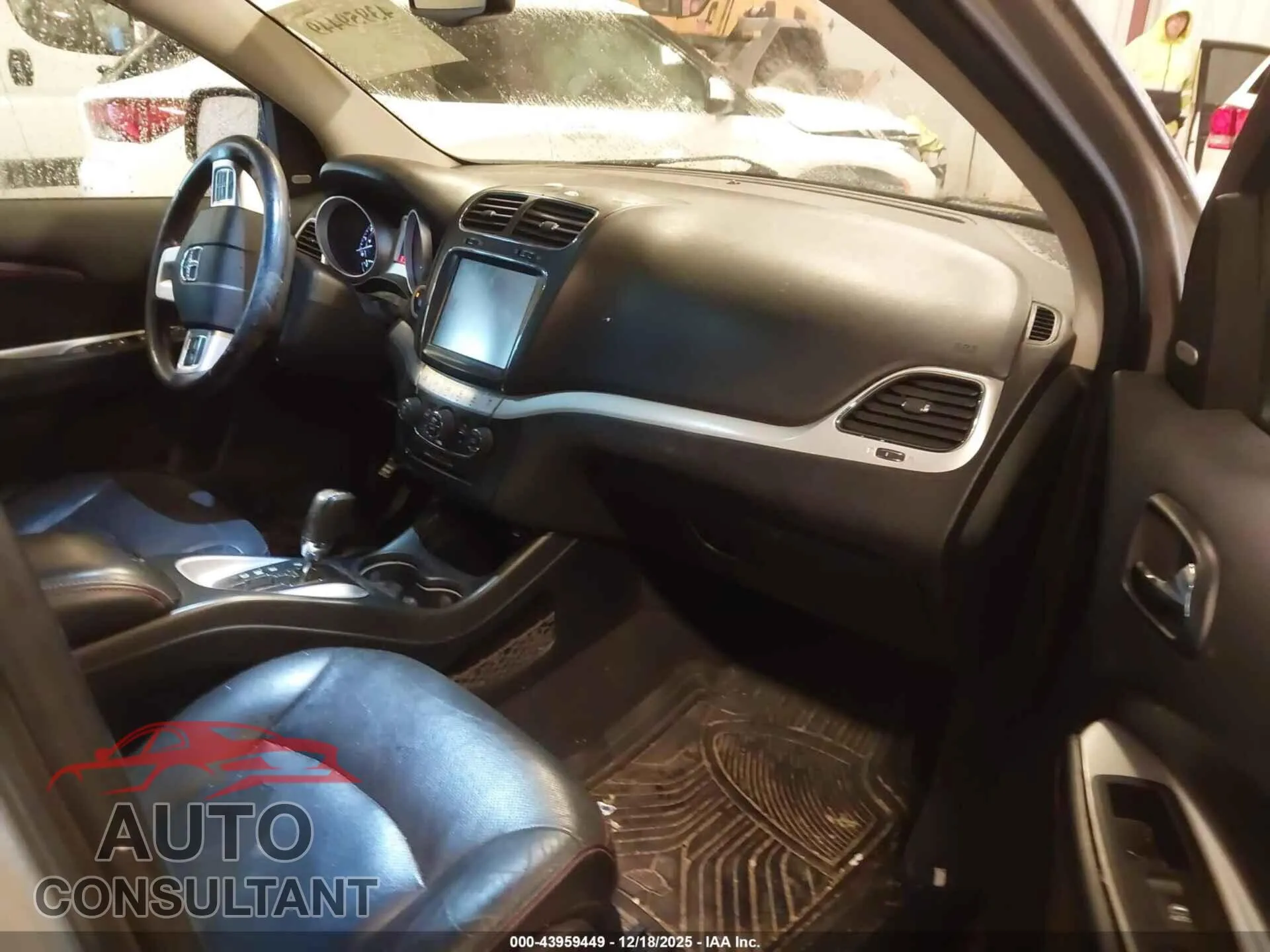 2016 DODGE JOURNEY Damaged VIN 3C4PDDEG4GT248278 – interior seats