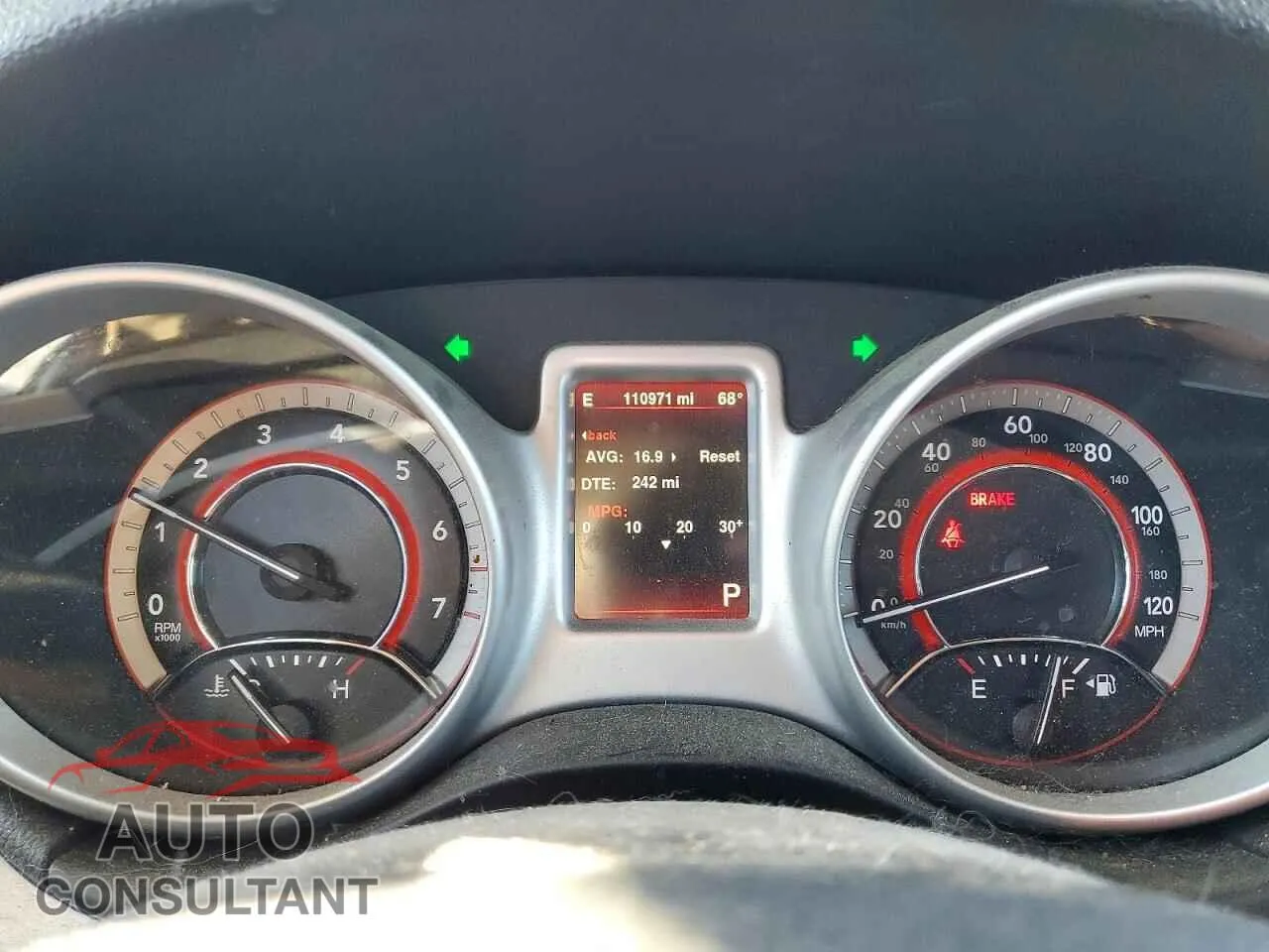 2016 DODGE JOURNEY Damaged VIN 3C4PDDEG6GT242398 – trunk area