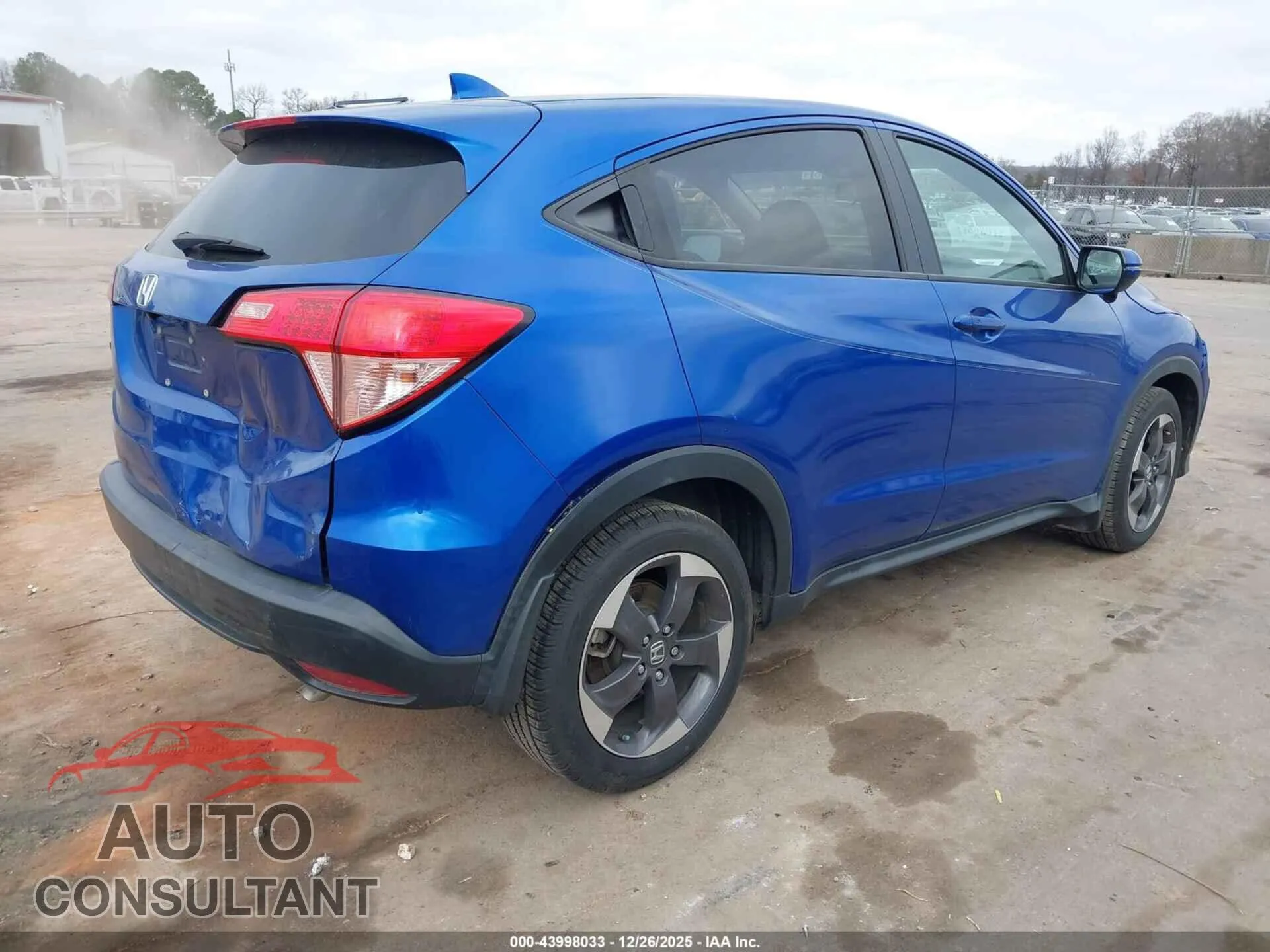 2018 HONDA HR-V Damaged VIN 3CZRU5H50JM715815 – dashboard