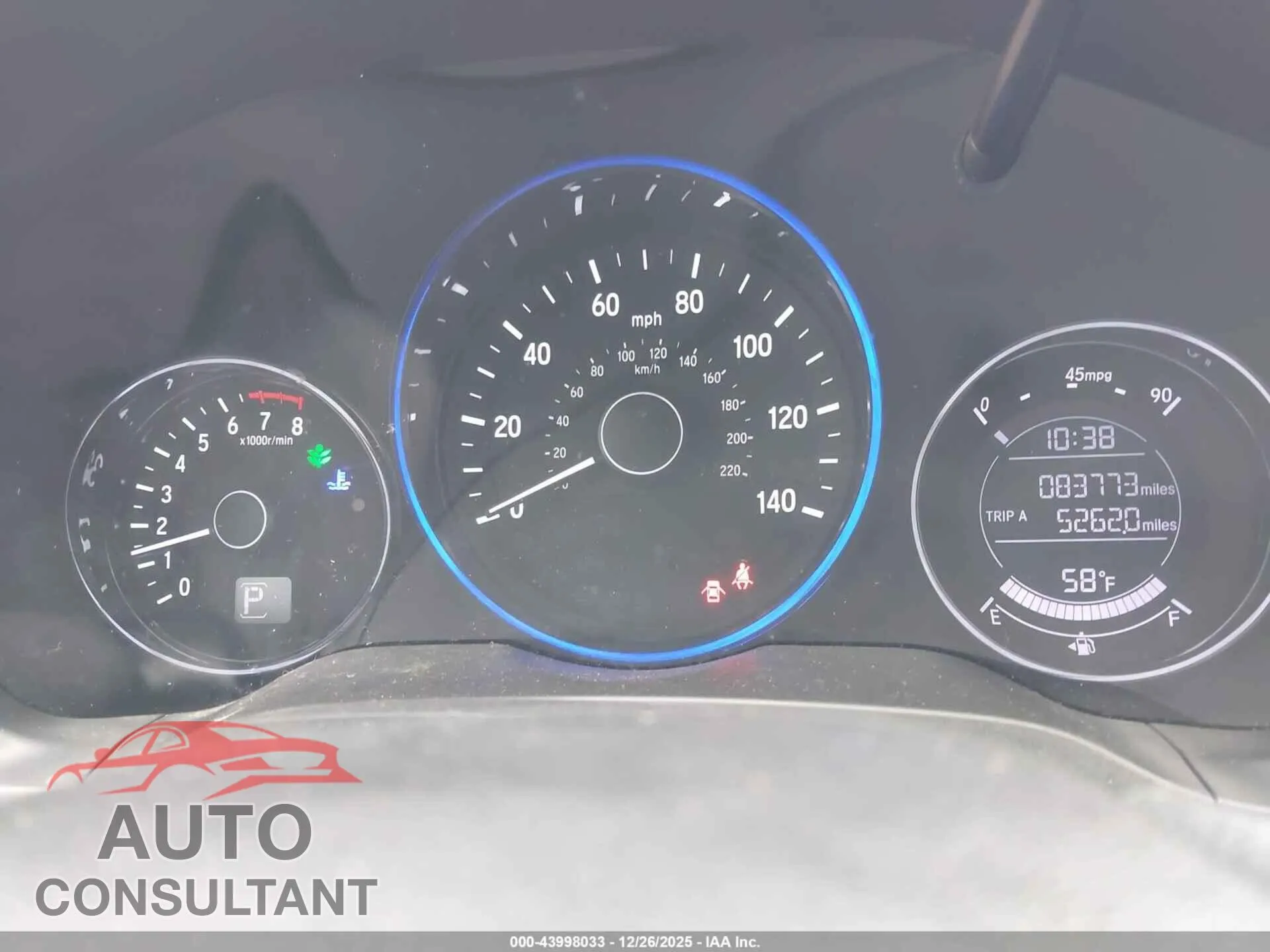 2018 HONDA HR-V Damaged VIN 3CZRU5H50JM715815 – exterior detail